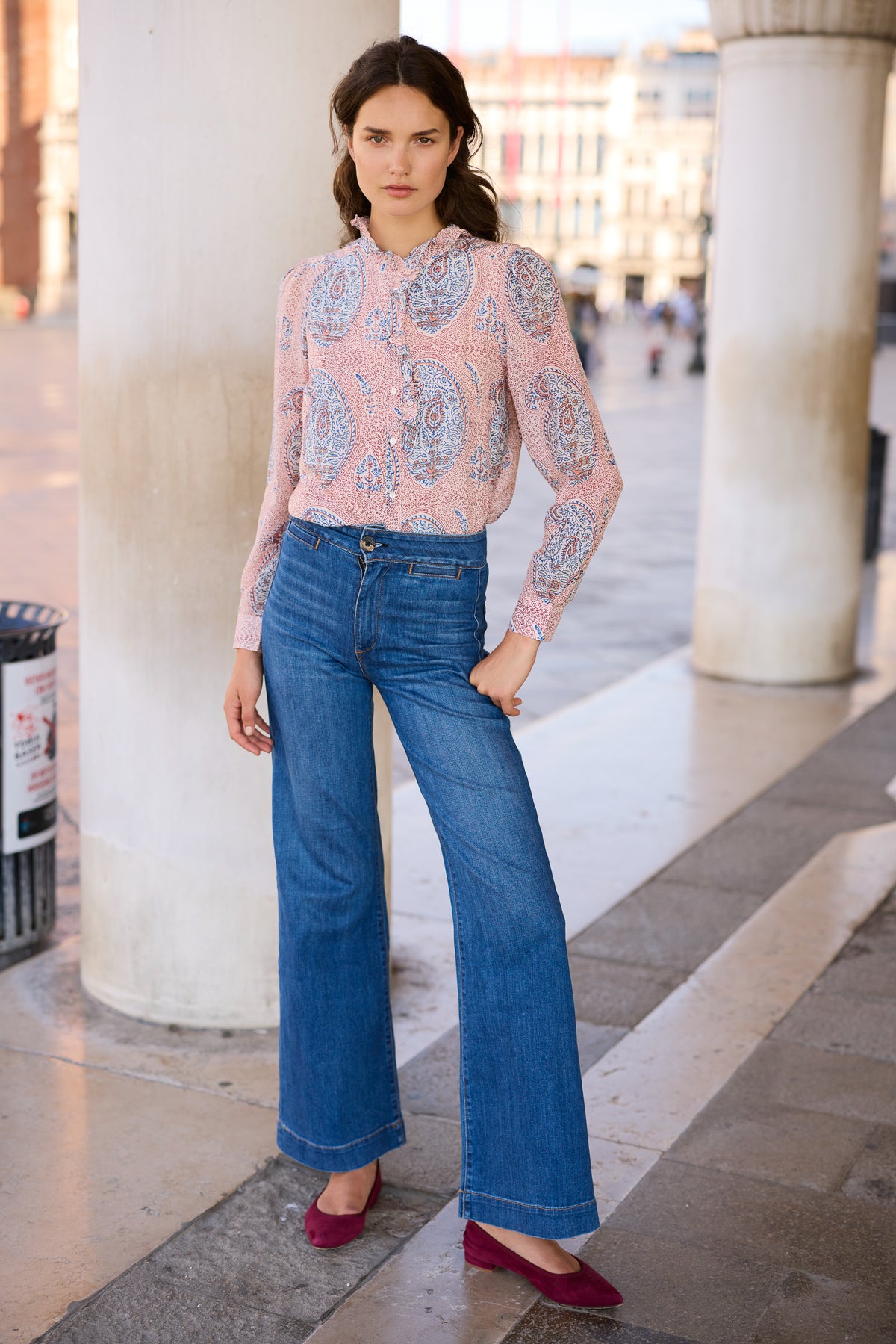 Romy Blouse- Samode Wine