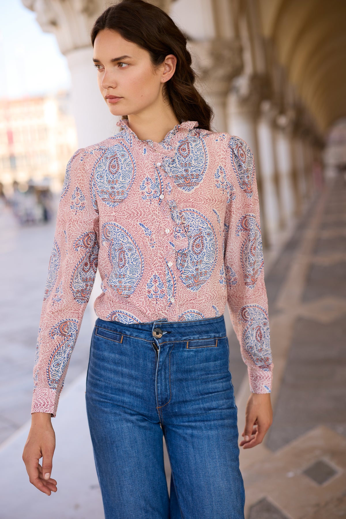 Romy Blouse- Samode Wine