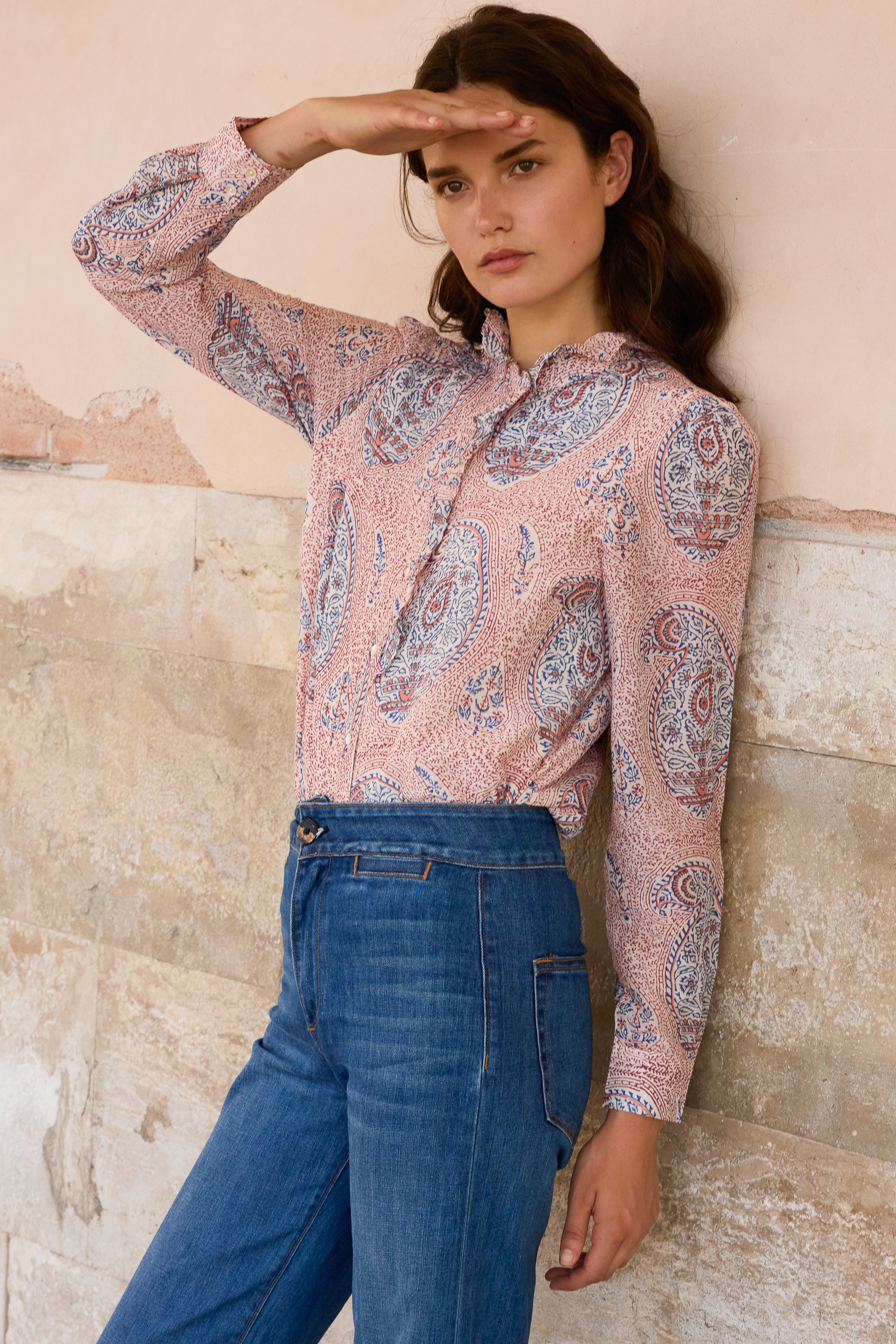 Romy Blouse- Samode Wine