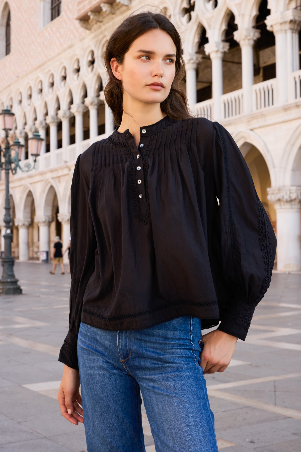 Cordelia Top-Hepburn Black