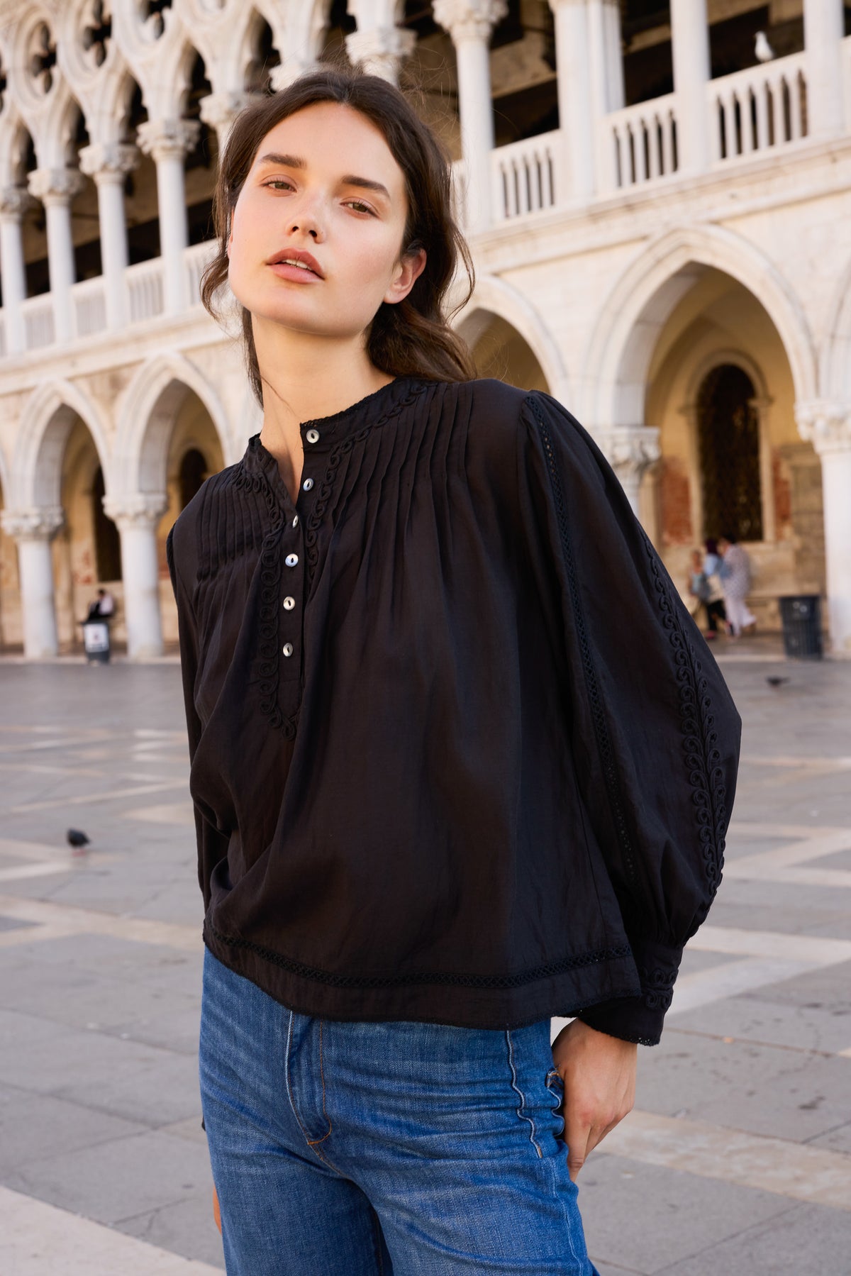 Cordelia Top-Hepburn Black