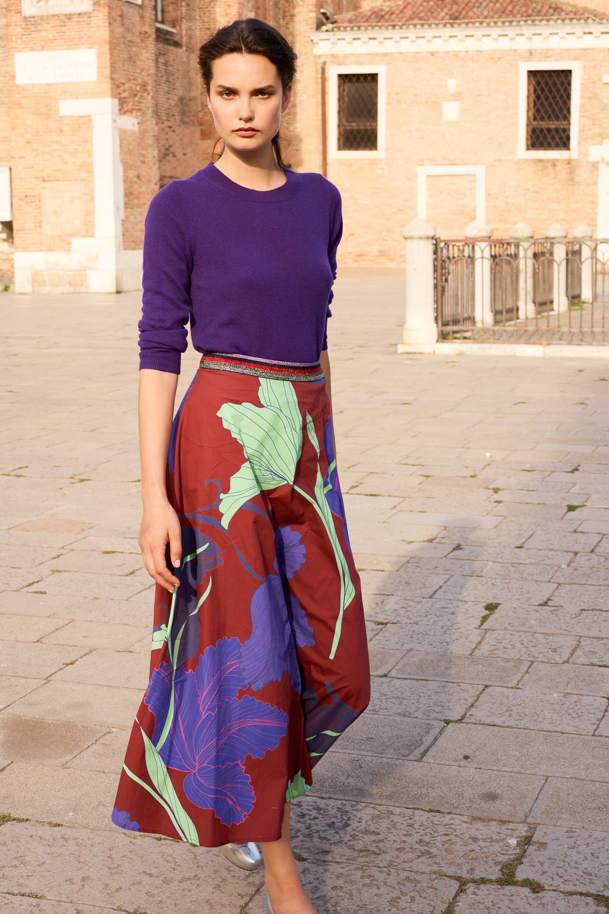 Swing Skirt- Hague Cobalt