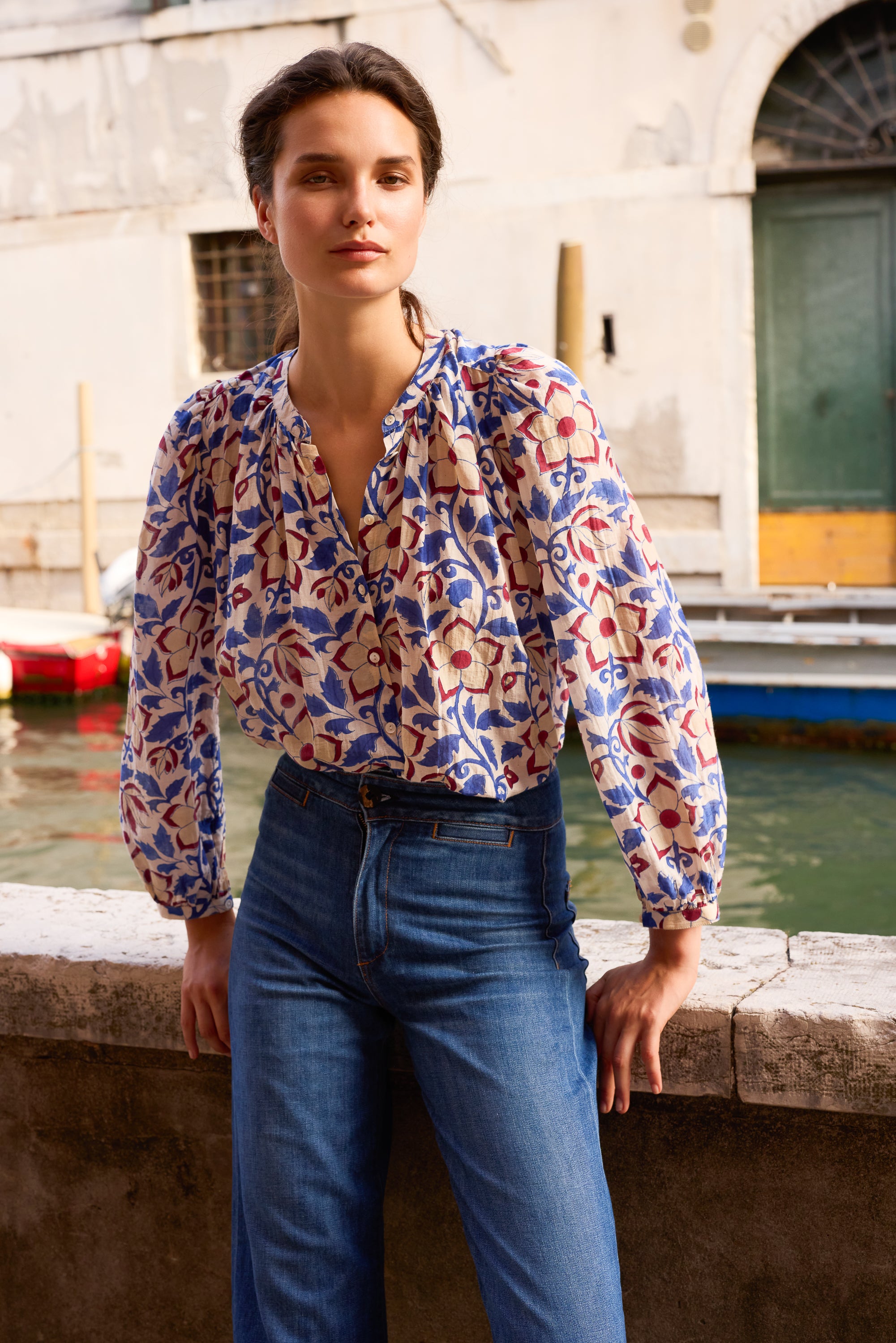 Marni Blouse- Kildare Blue