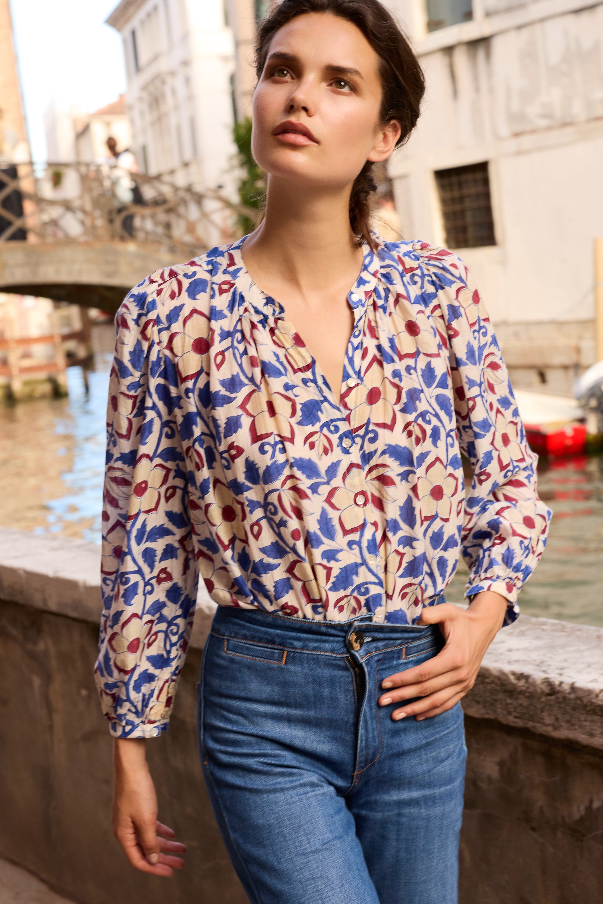 Marni Blouse- Kildare Blue