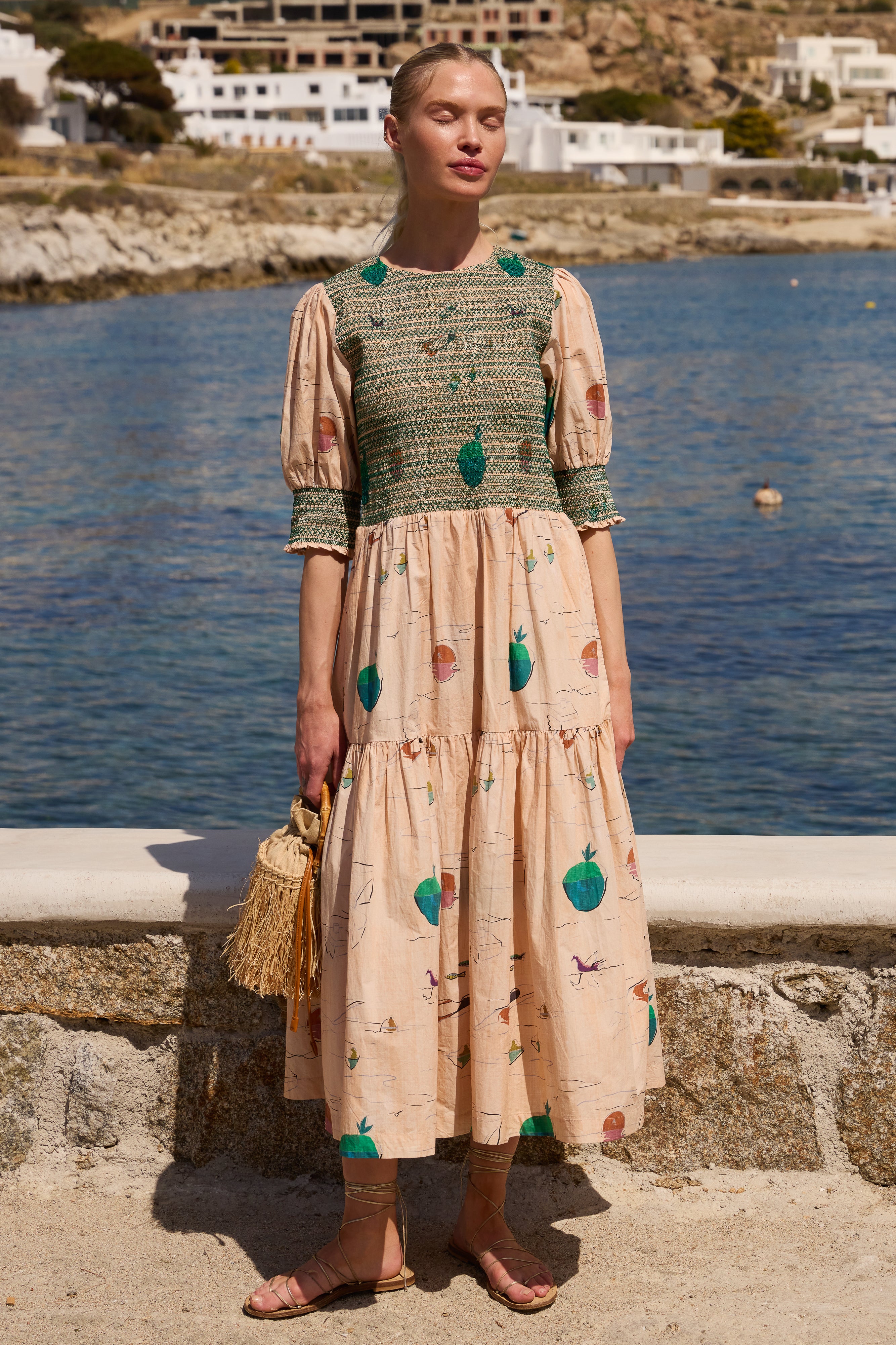 Quinn Dress- Dip Green