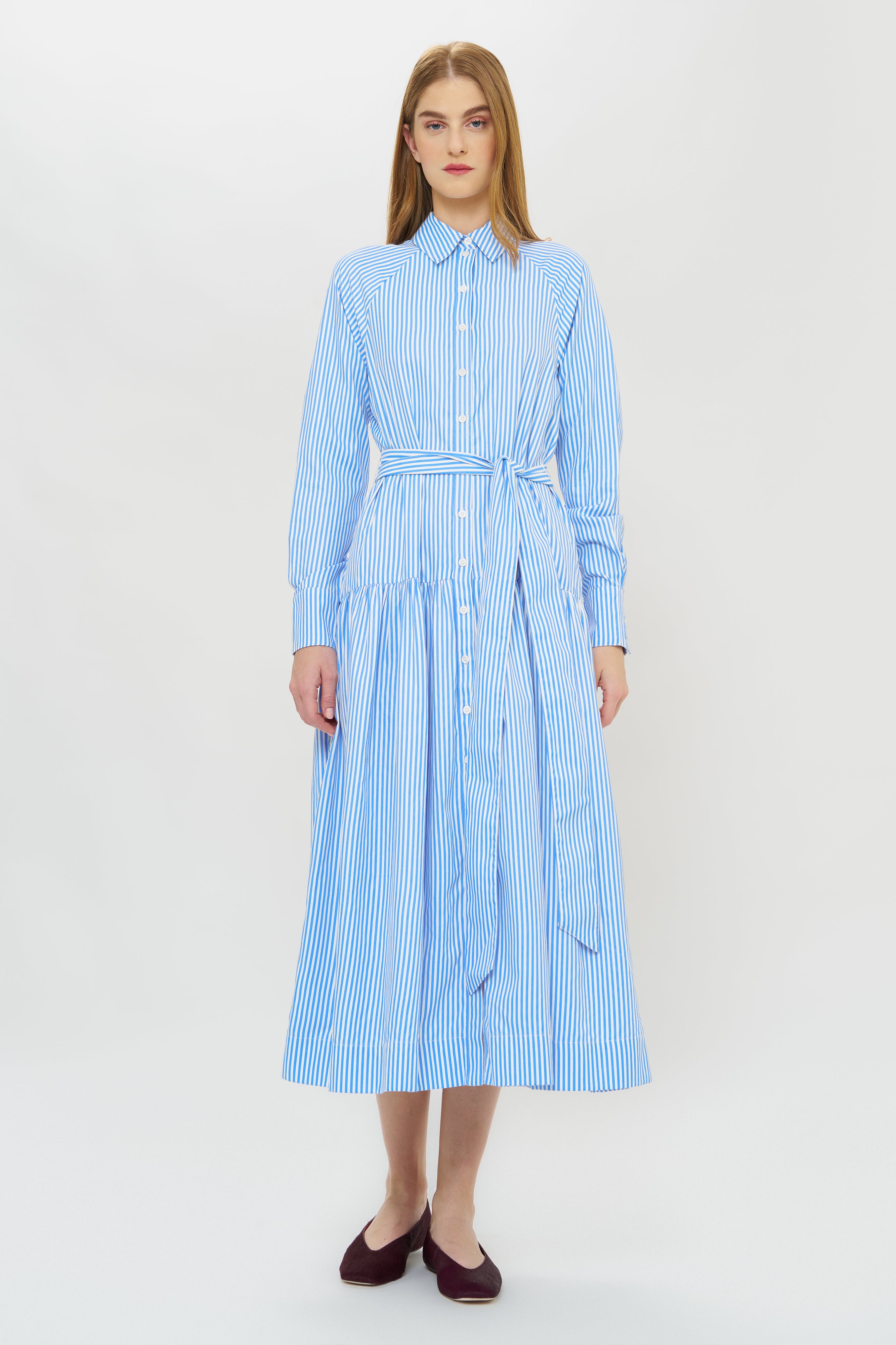 Layla Dress- Surrey Blue
