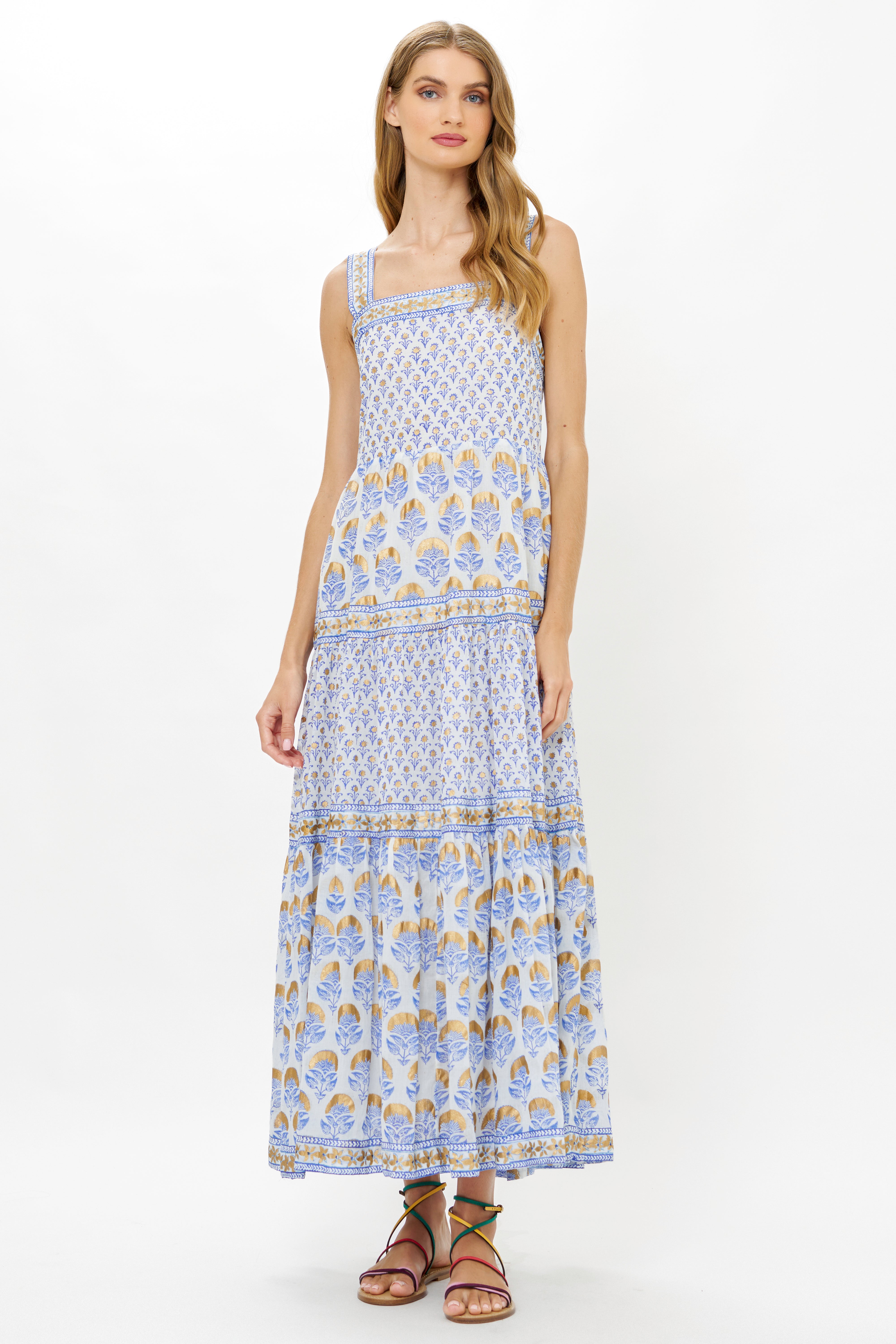 Strappy Maxi- Arbor Blue