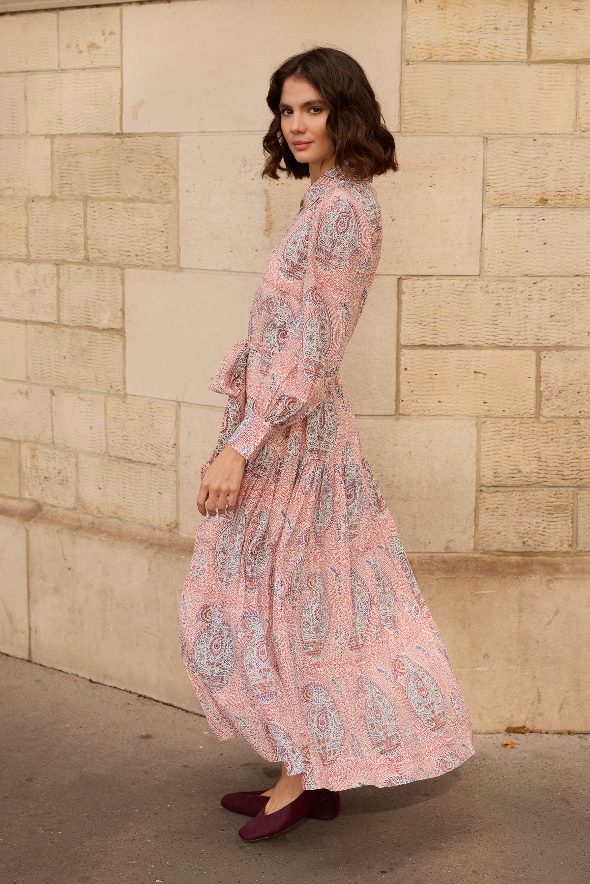 Nora Dress- Samode Wine