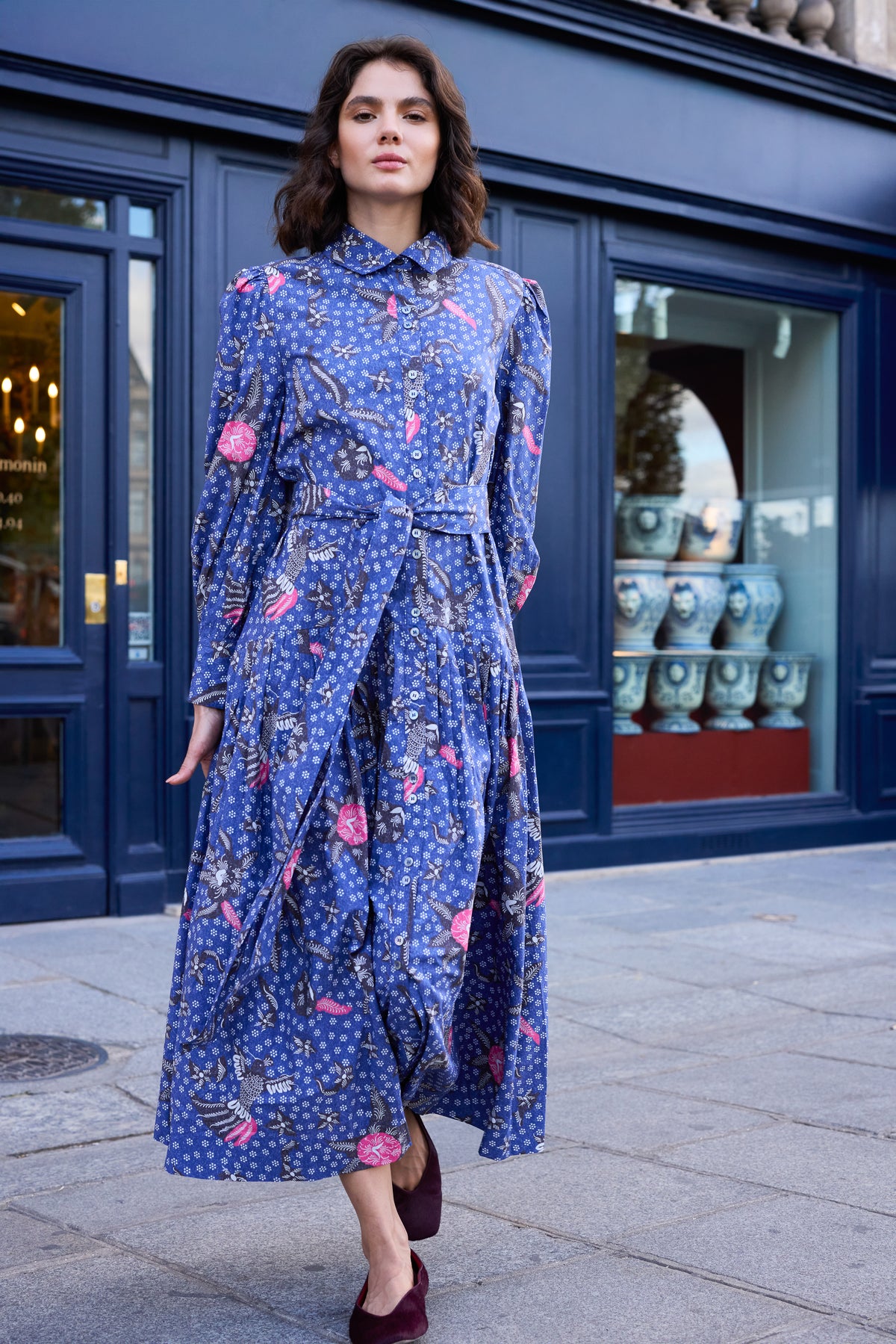 Nora Dress- Bali Navy