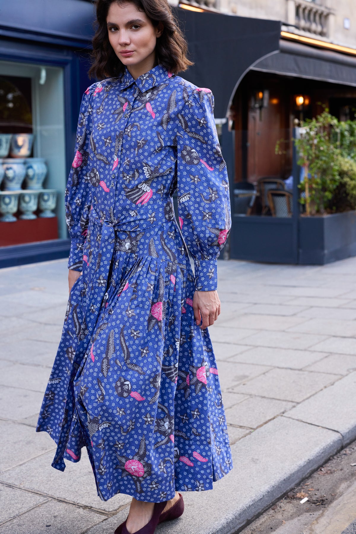Nora Dress- Bali Navy