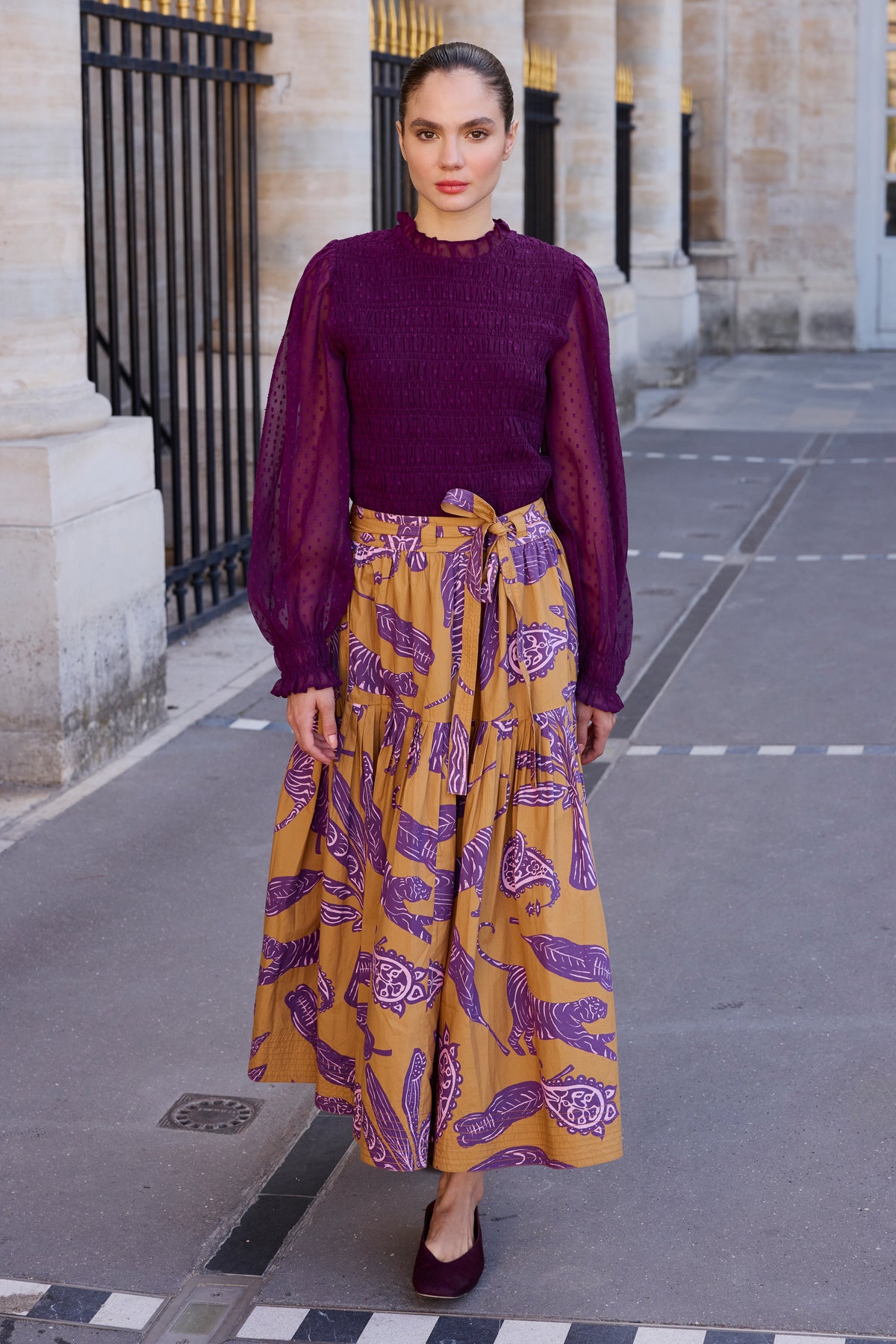 Willow Top- Geneva Plum
