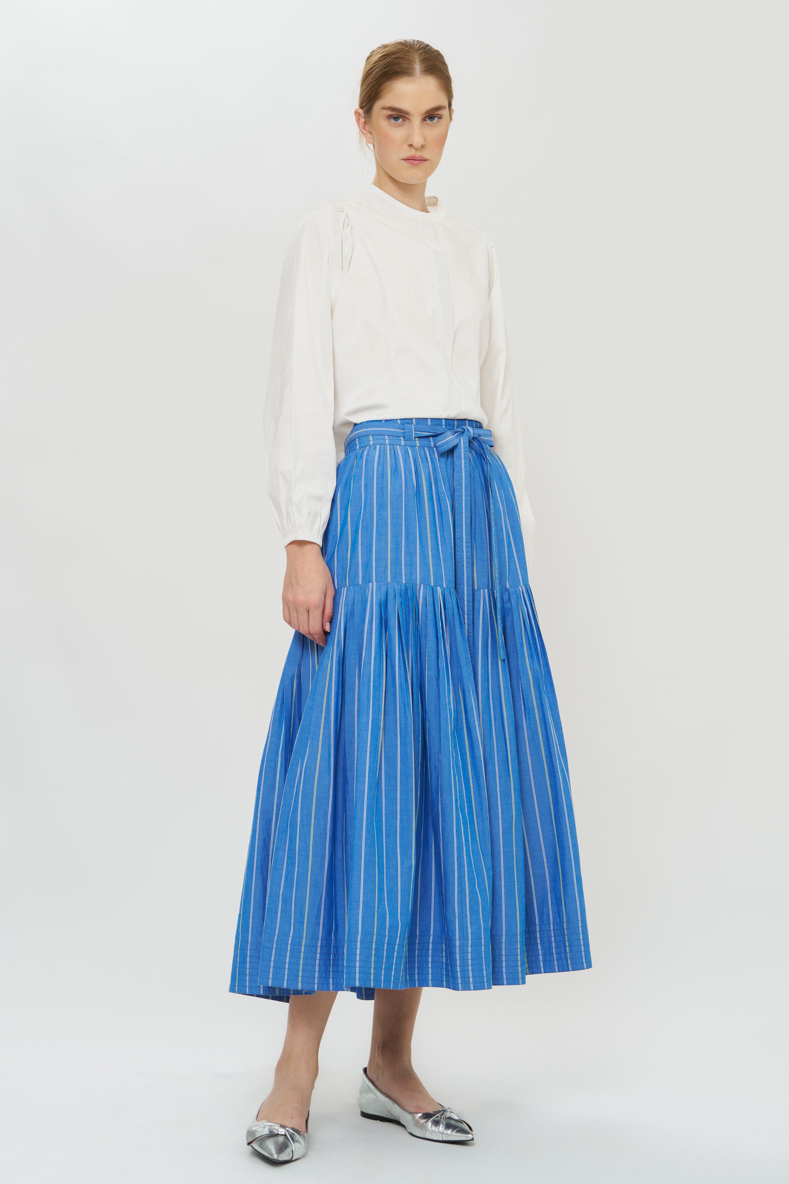 Ginny Skirt- Thalia Blue