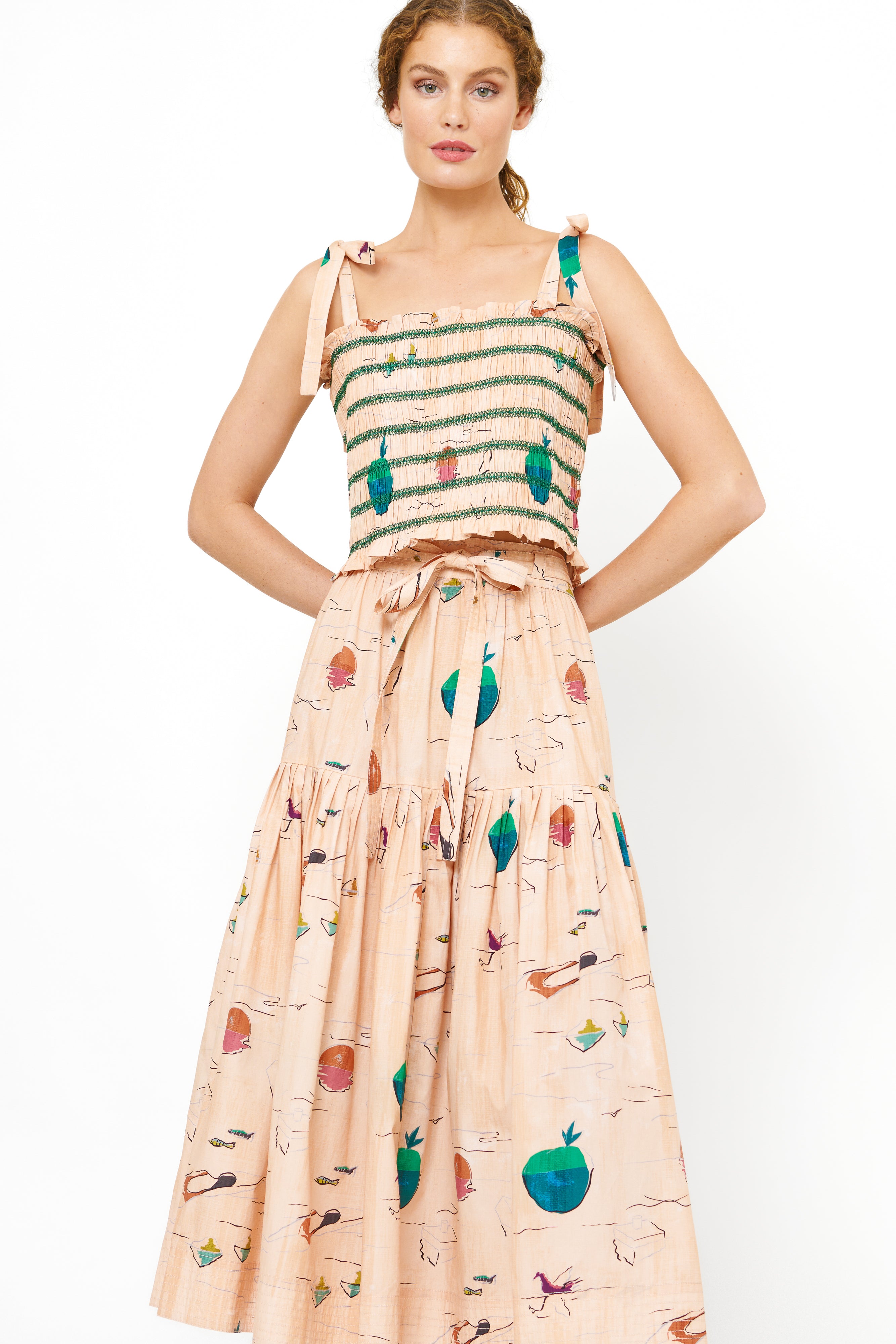 Ginny Skirt- Dip Green