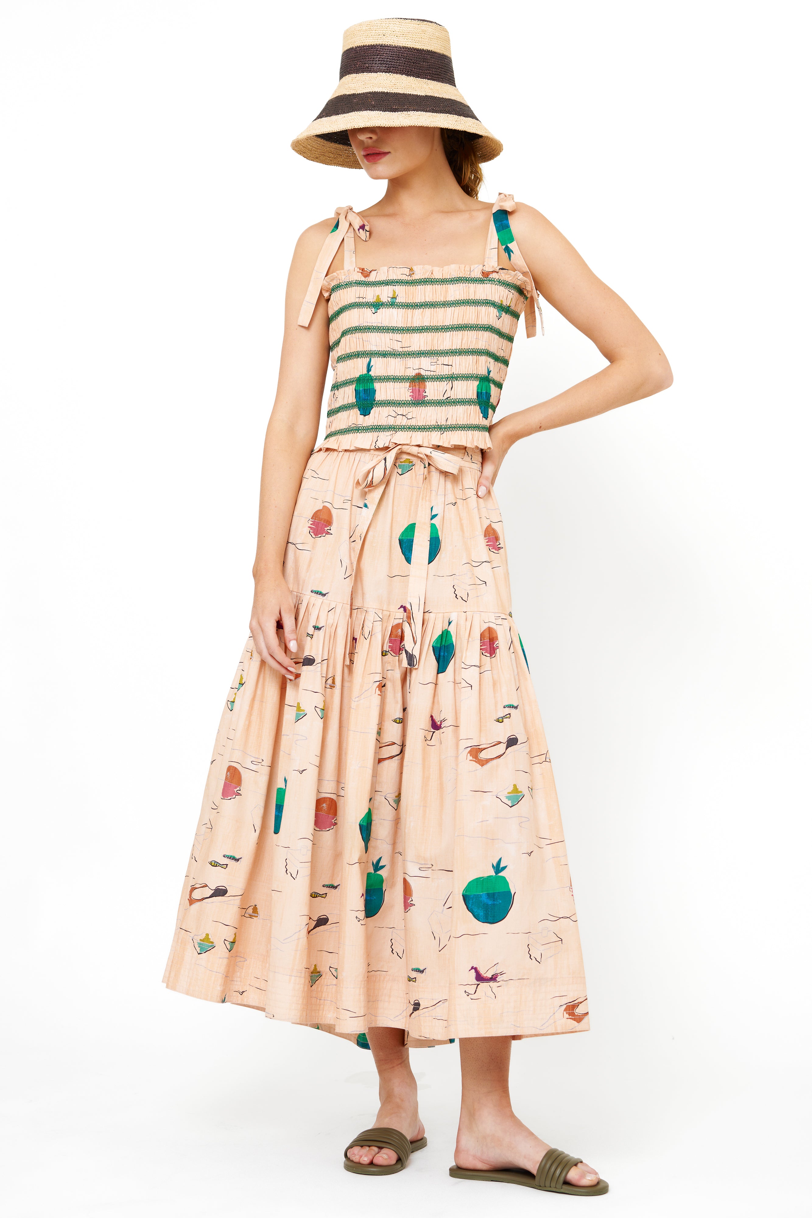 Ginny Skirt- Dip Green