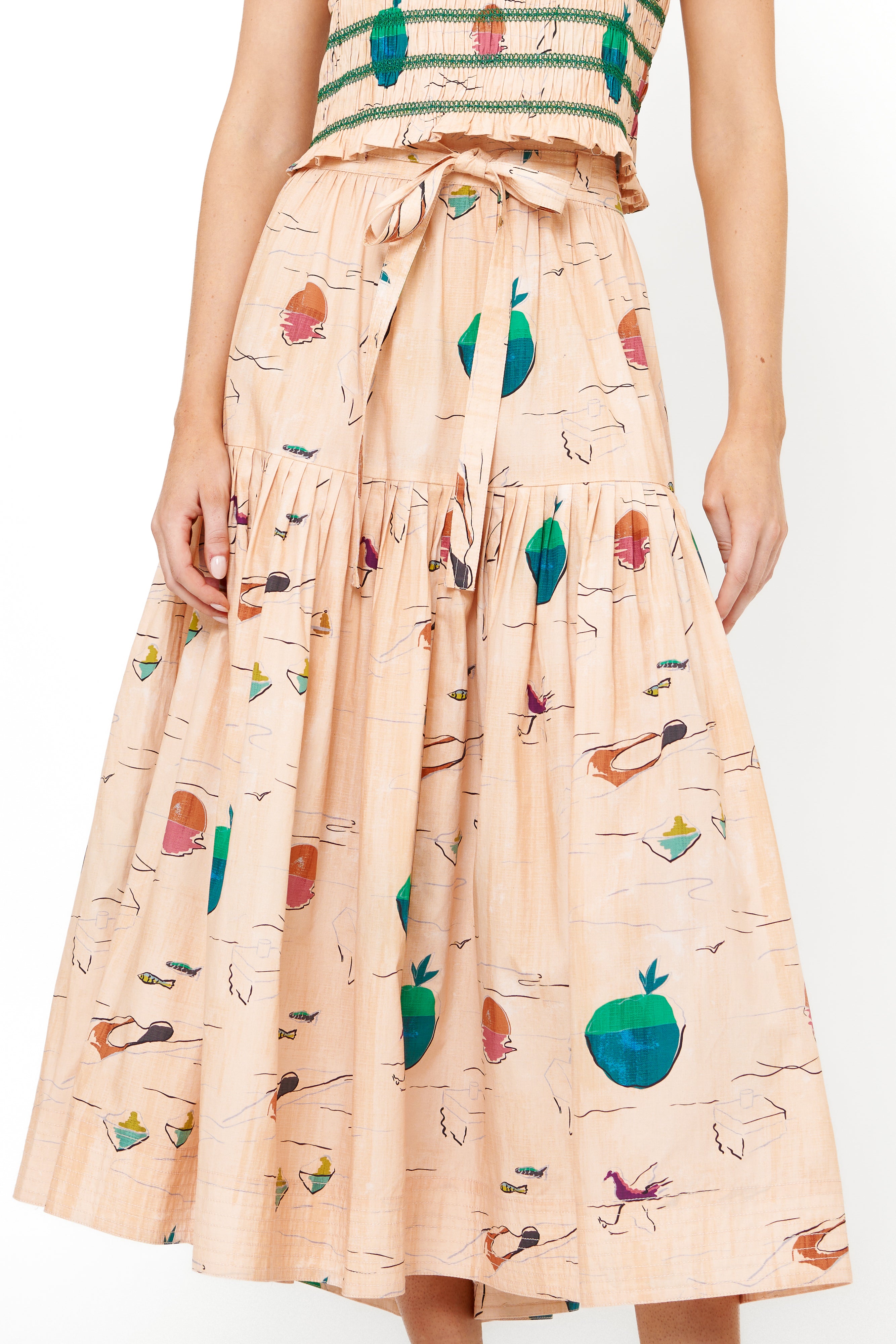 Ginny Skirt- Dip Green