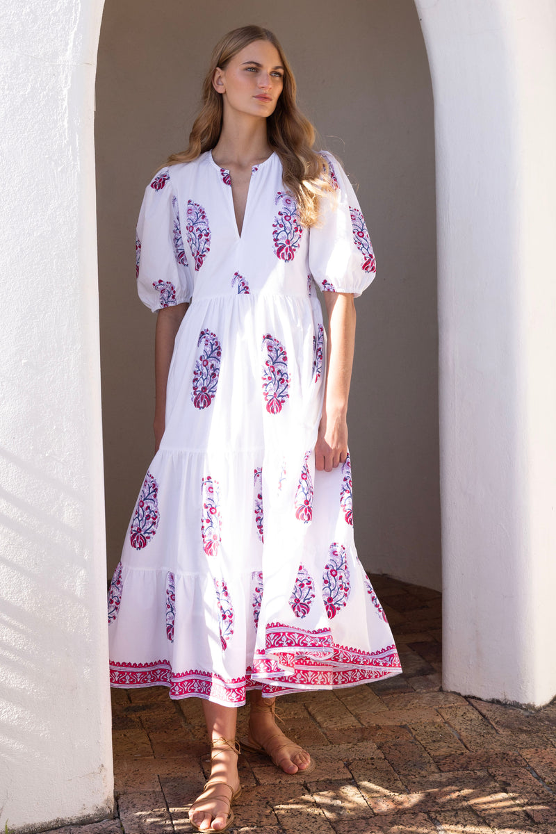 Puff Maxi- Verna Red