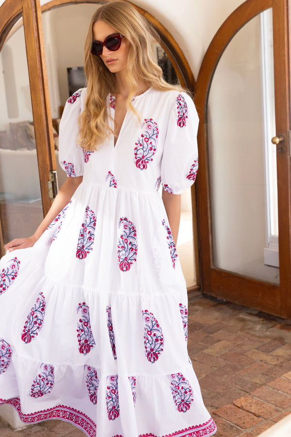 Puff Maxi- Verna Red