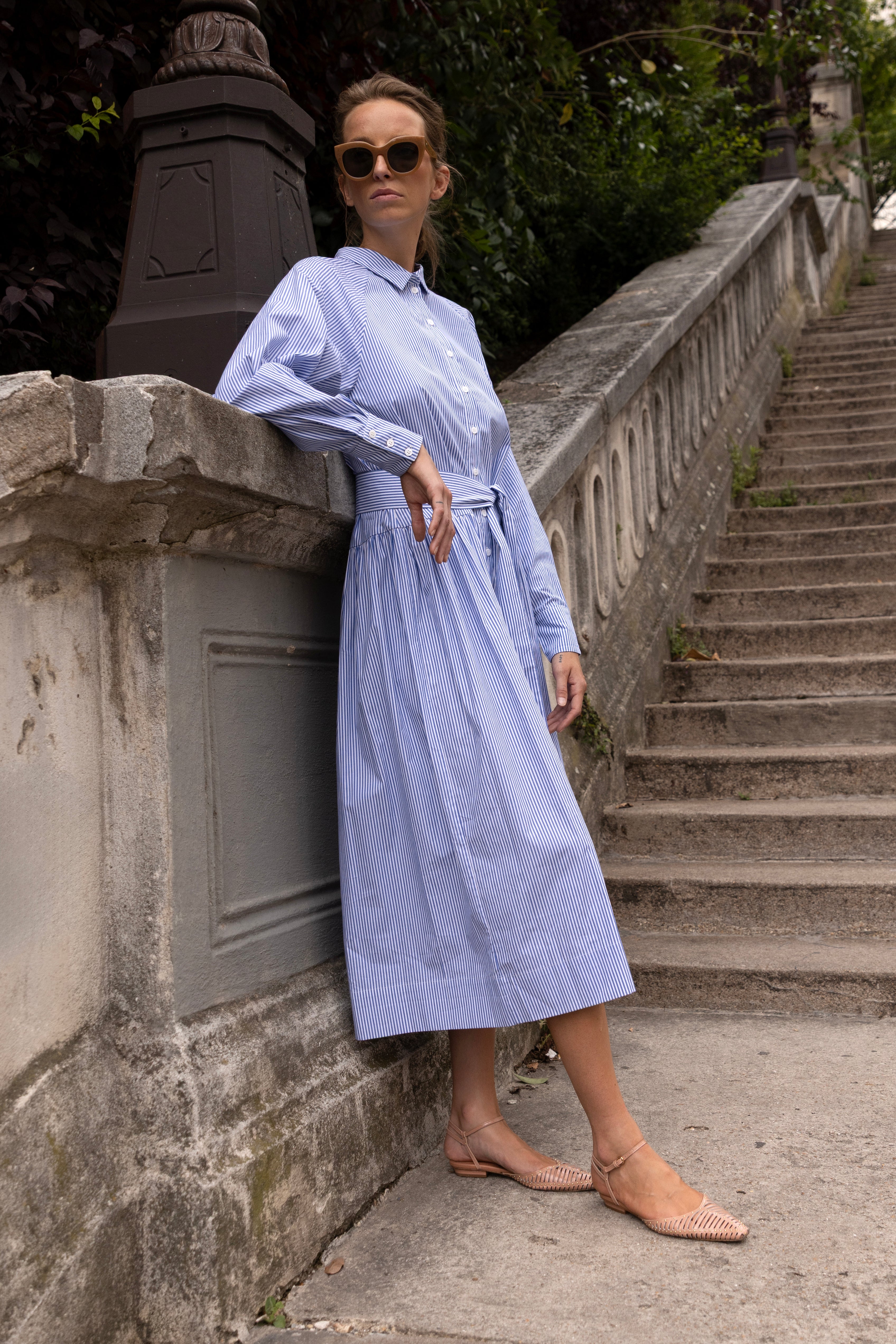 Layla Dress- Capone Navy