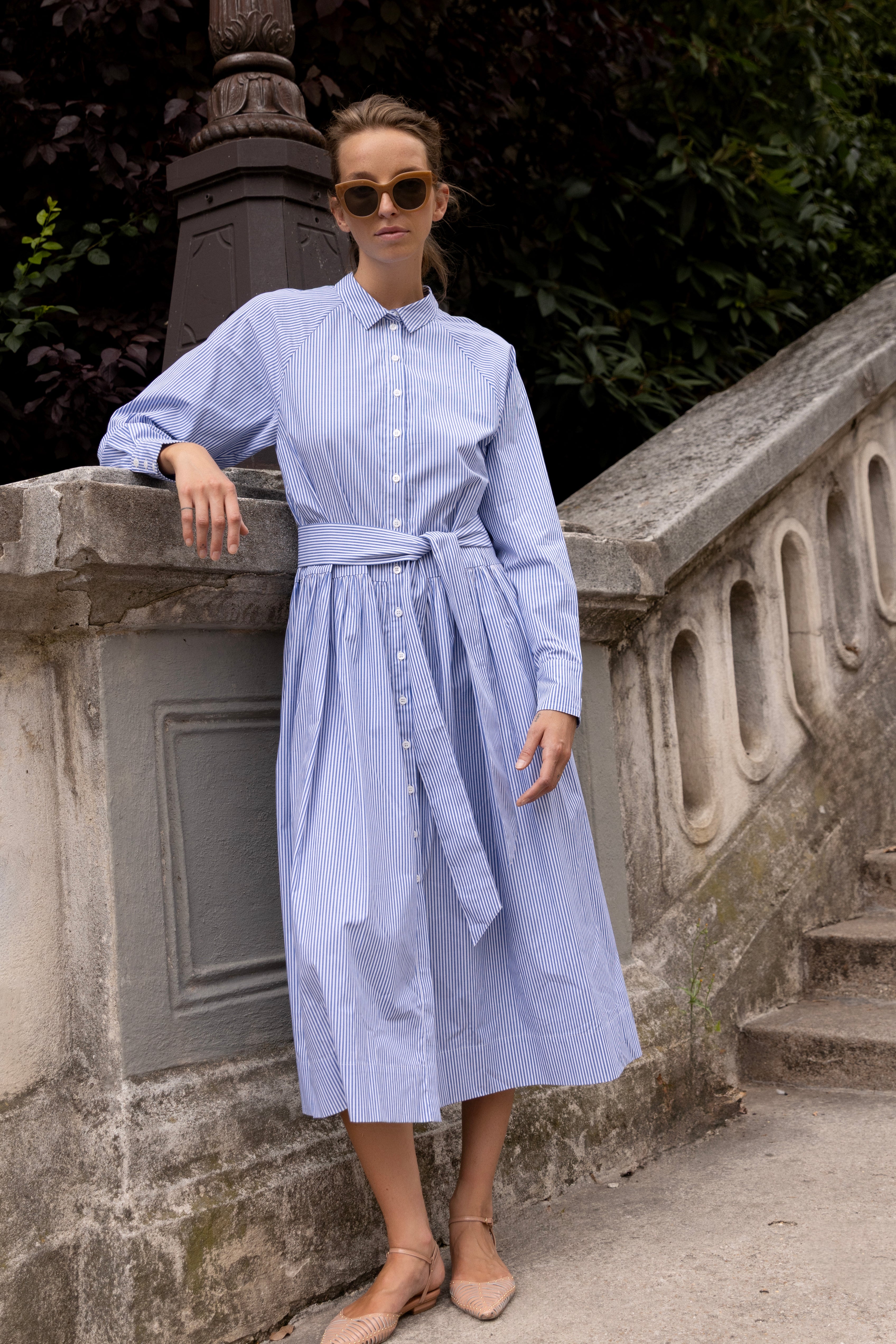 Layla Dress- Capone Navy