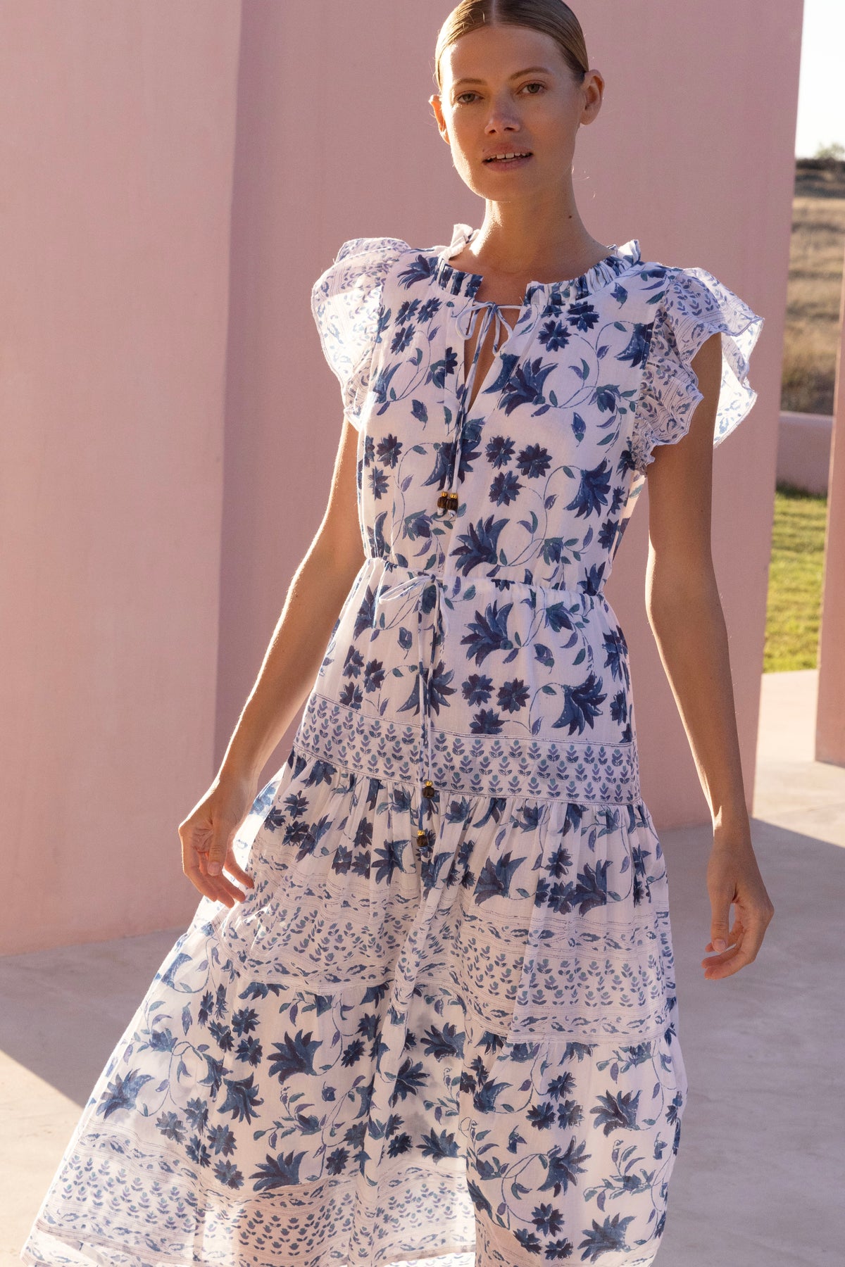 パーティードレス Bethanie Sleeveless Color-Blocked Maxi Dress Maxi Dress Collection - Flowy, Solid & Floral Prints | ba&sh US