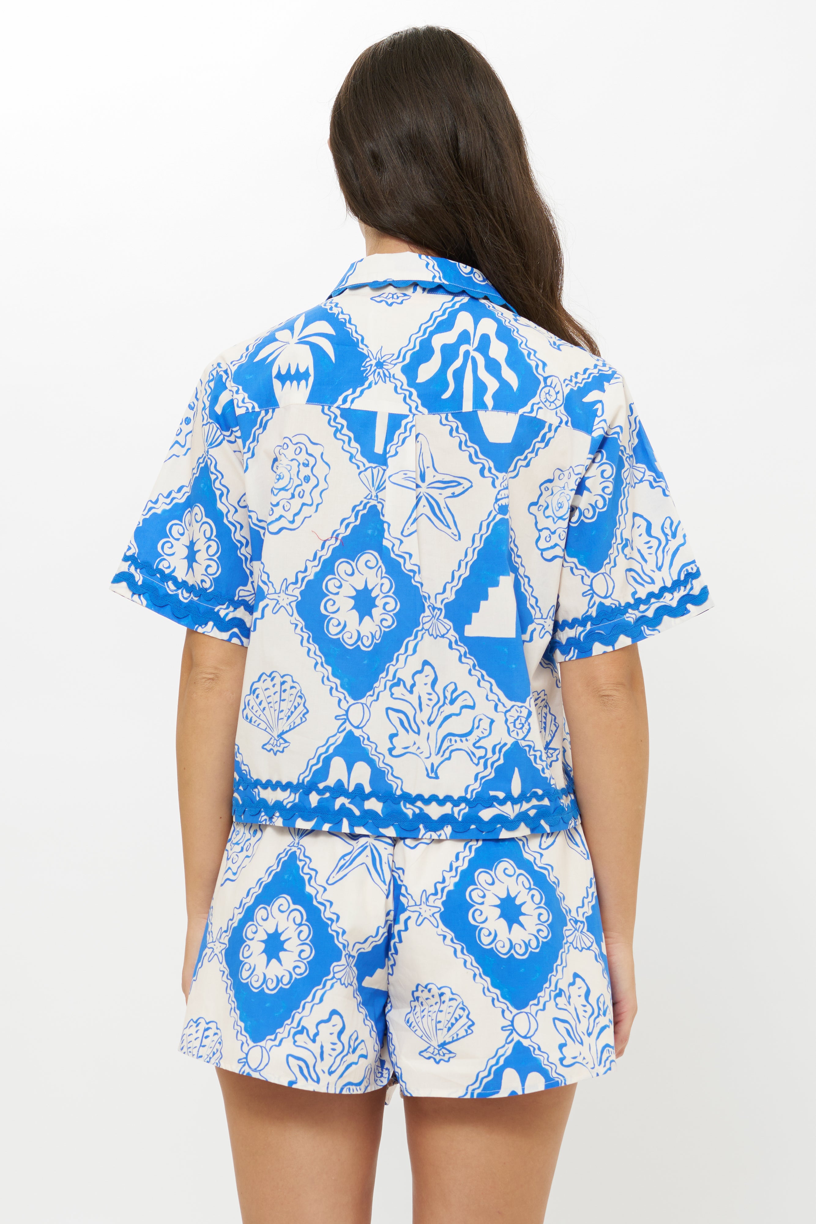 Riley Shorts- Asterias Blue