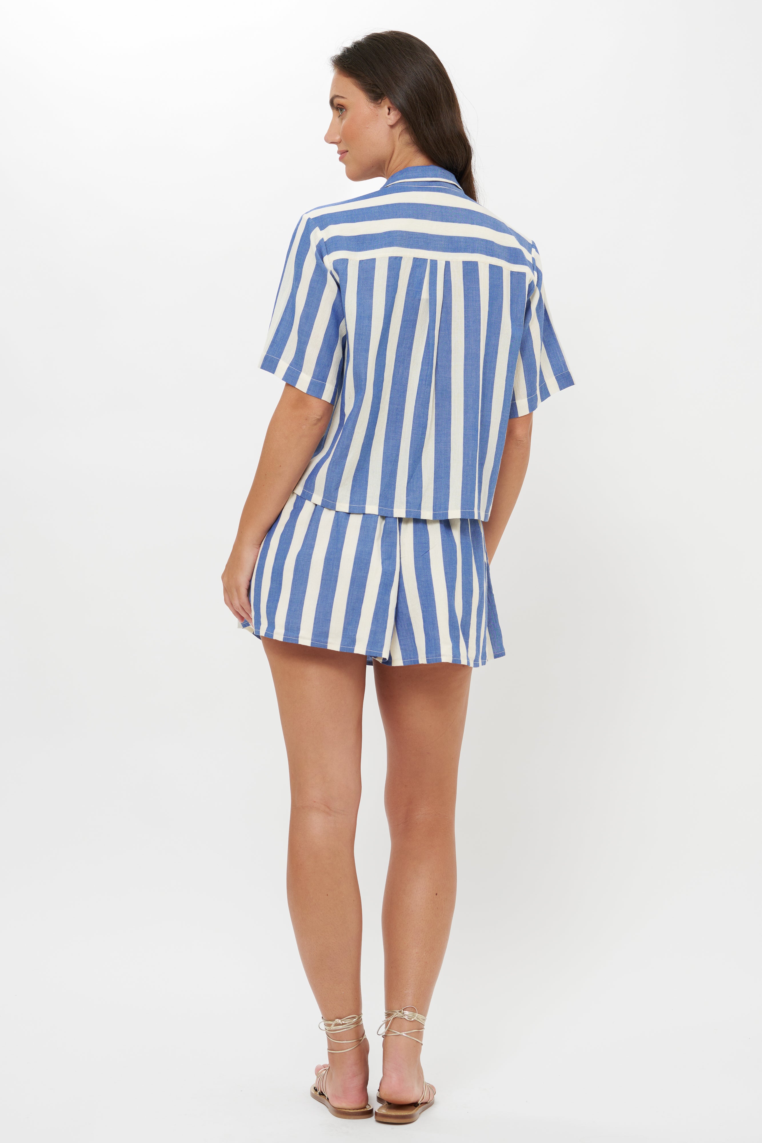 Riley Shorts- Solana Blue