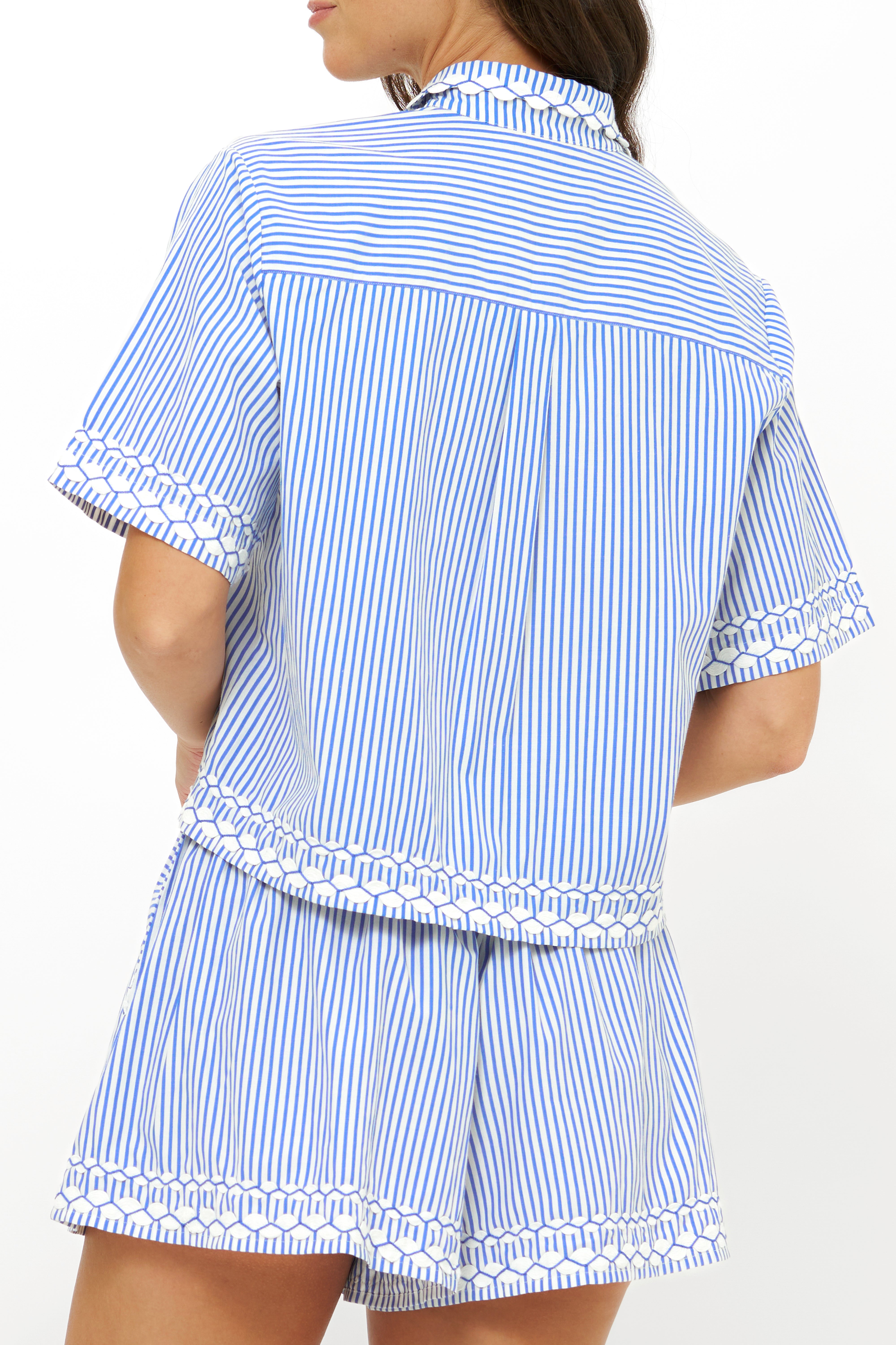 Riley Shorts- Sconset Blue