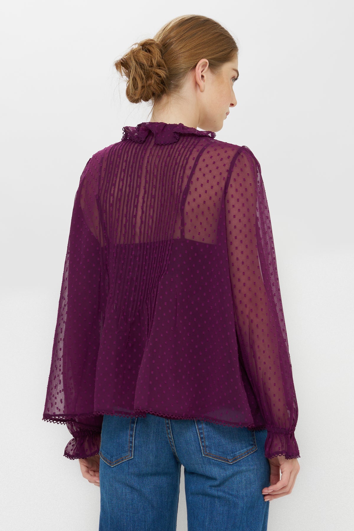 Mila Top- Geneva Plum