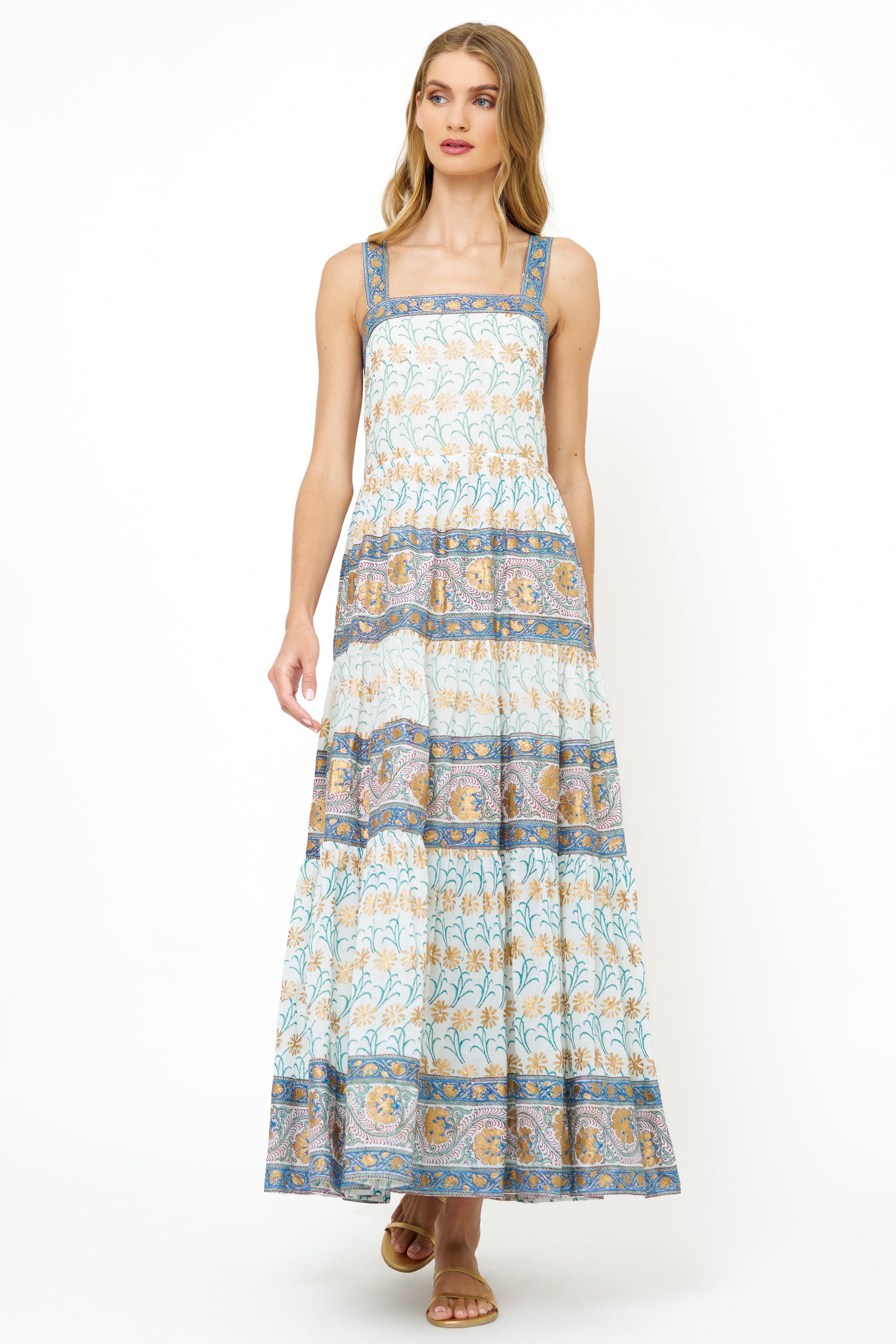 Strappy Maxi- Geneva Green