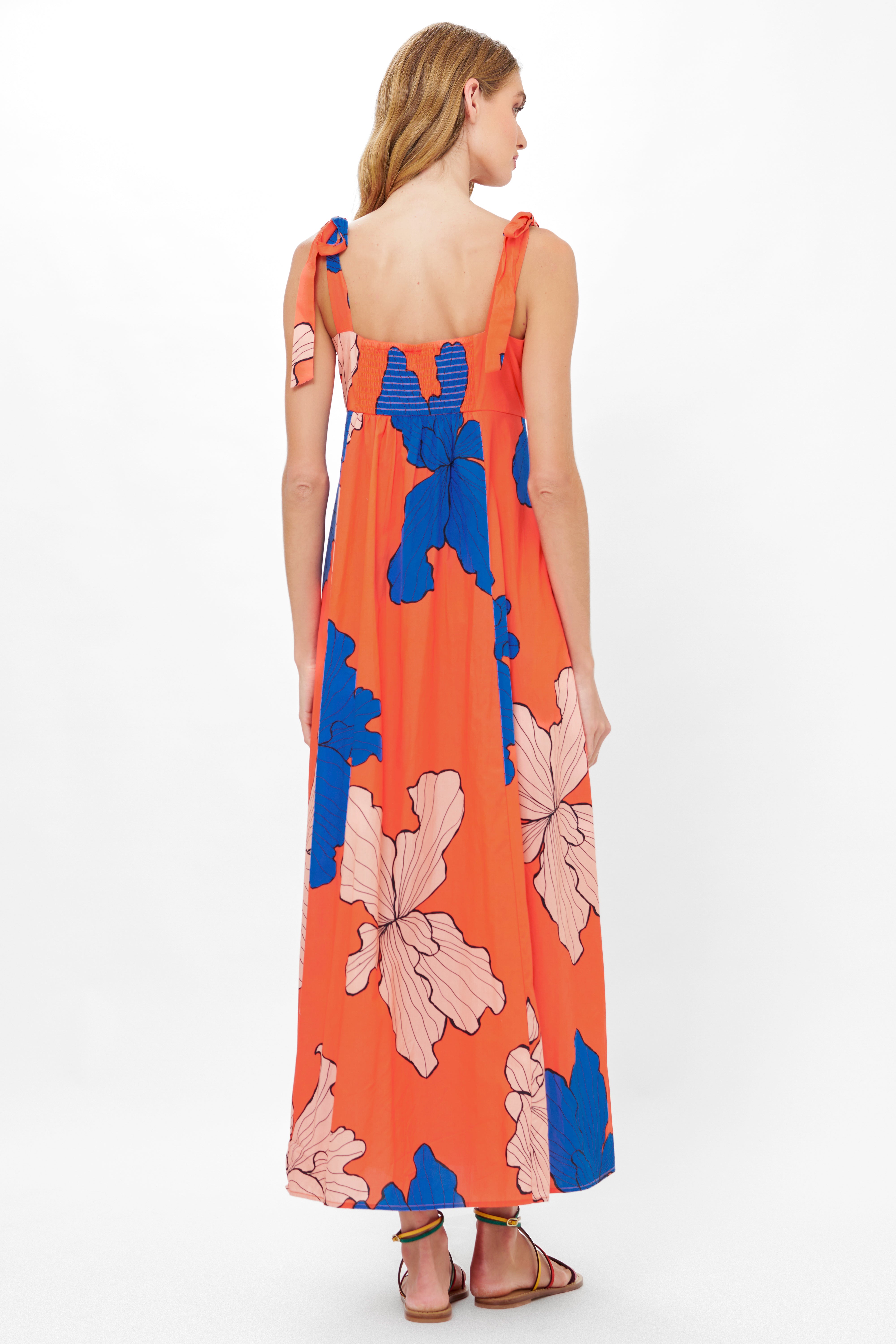 Delilah Dress- Bora Bora Red