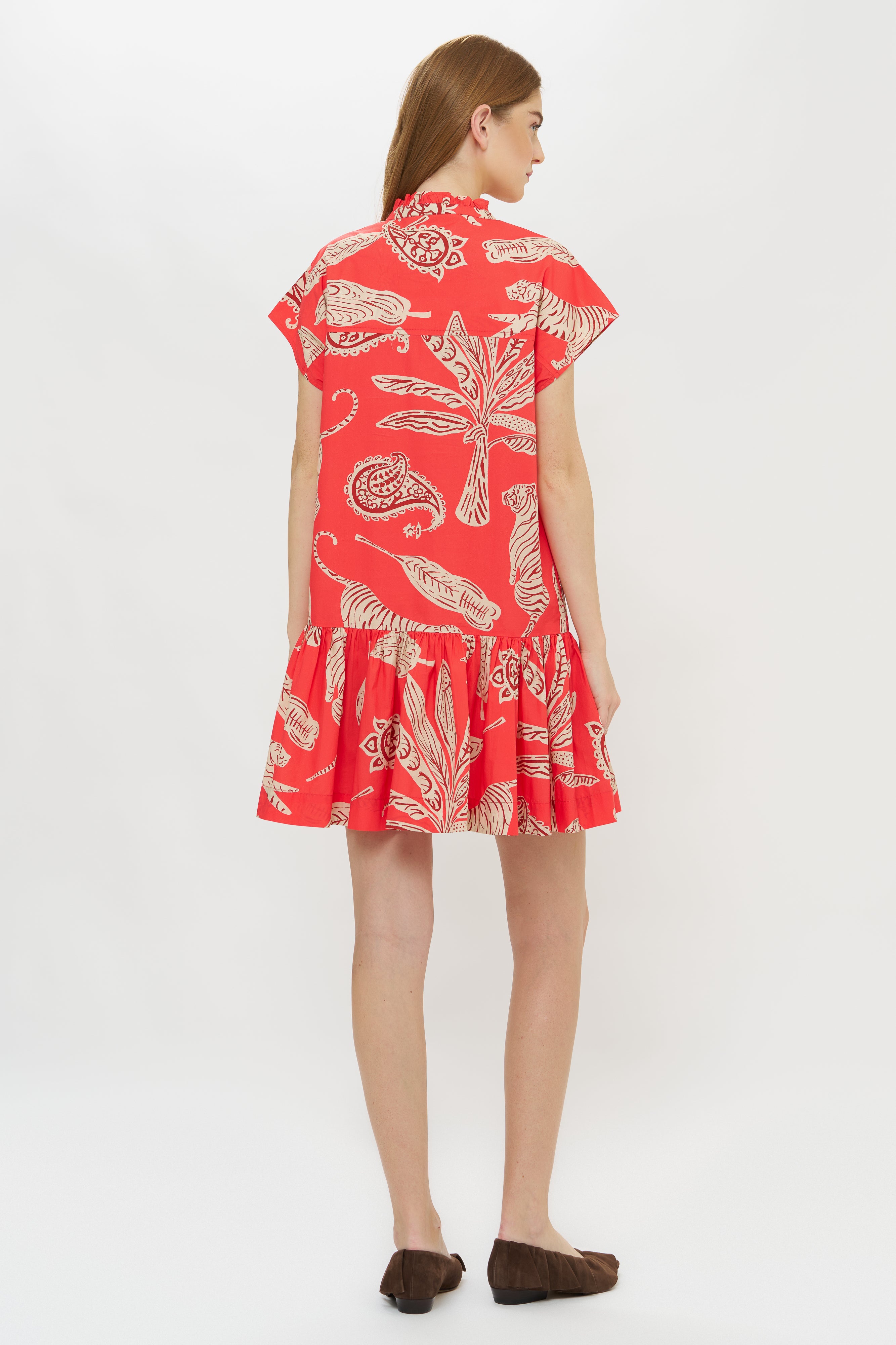 Cap Sleeve Mini- Bengal Brick