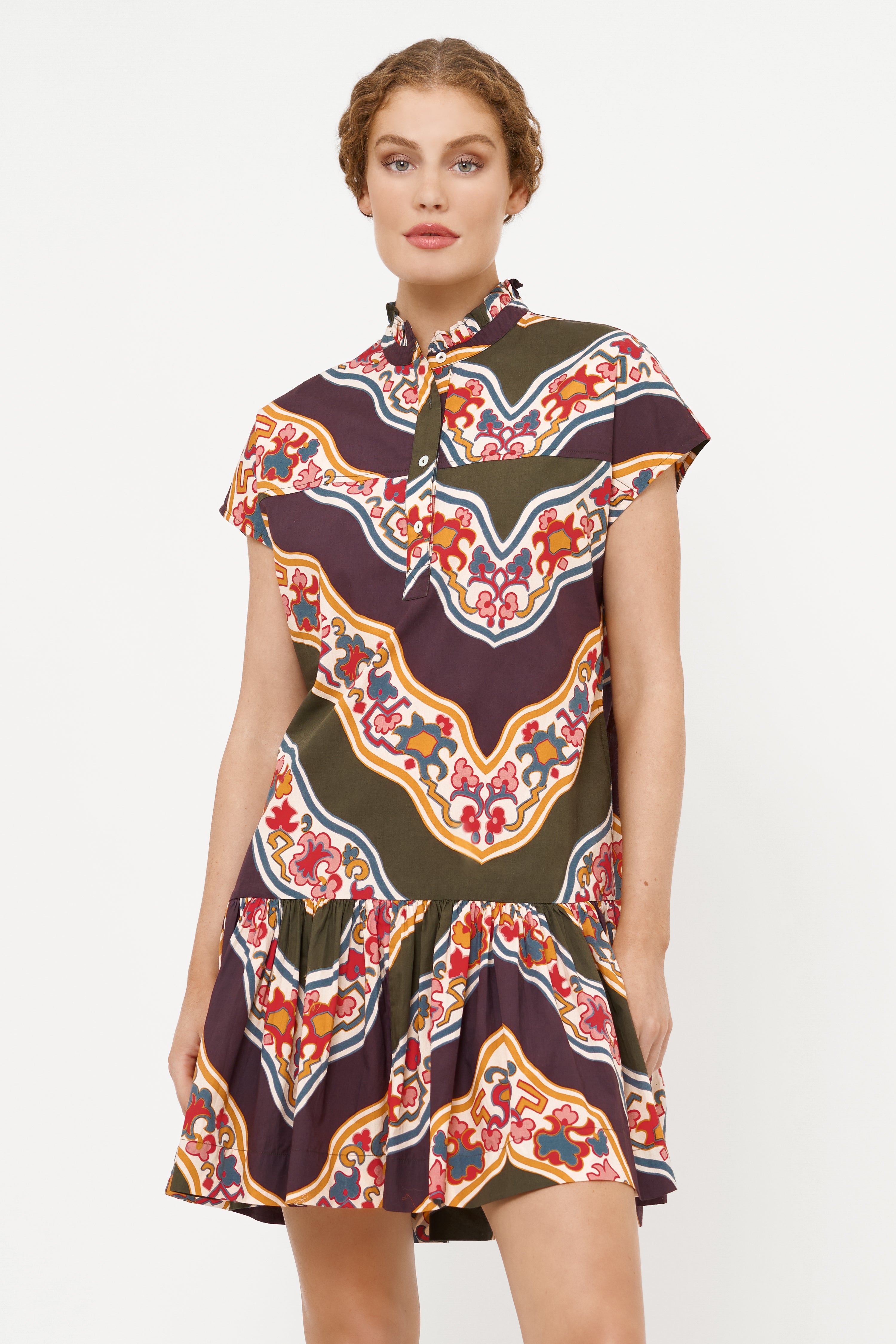 Cap Sleeve Mini- Montezuma Green