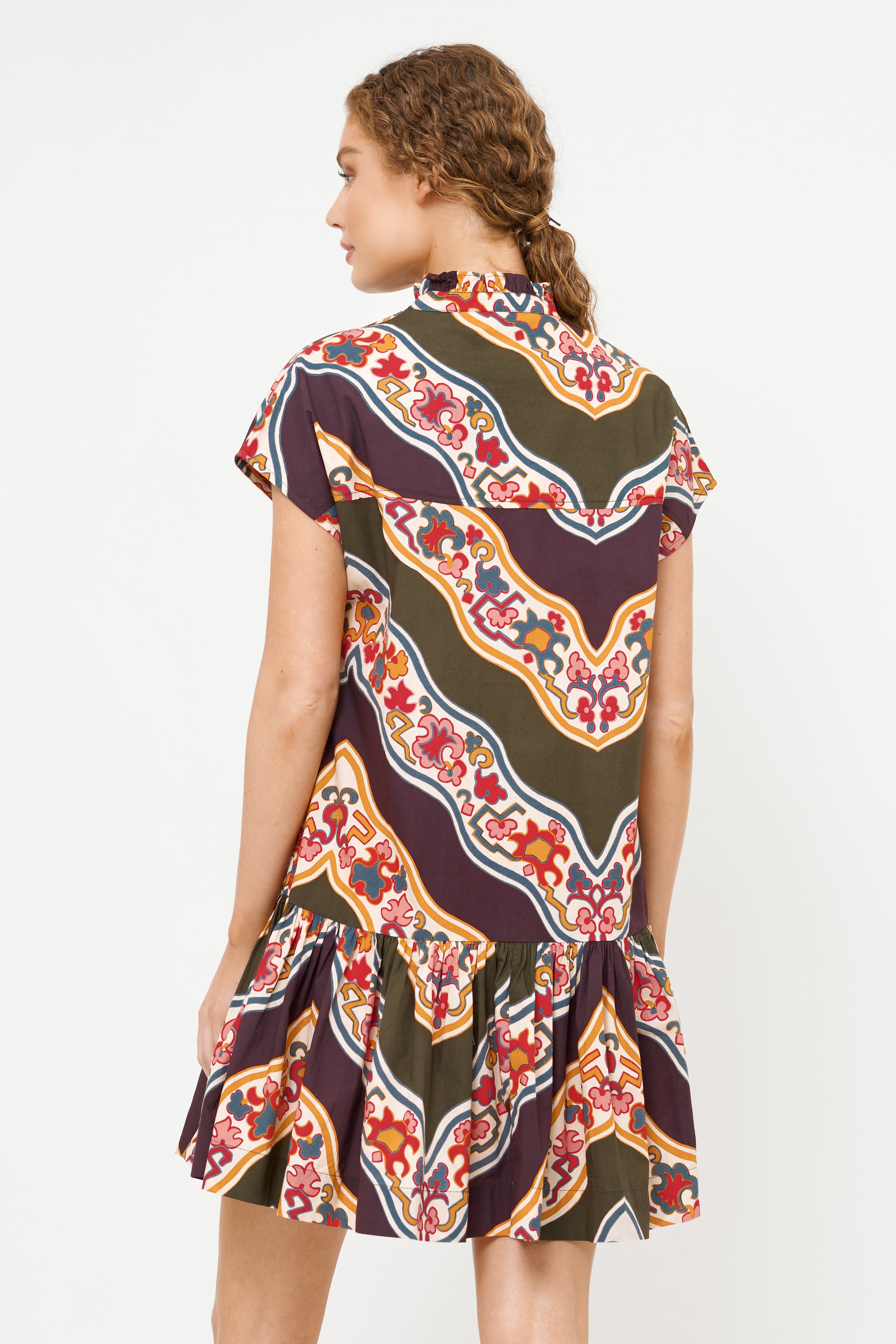 Cap Sleeve Mini- Montezuma Green