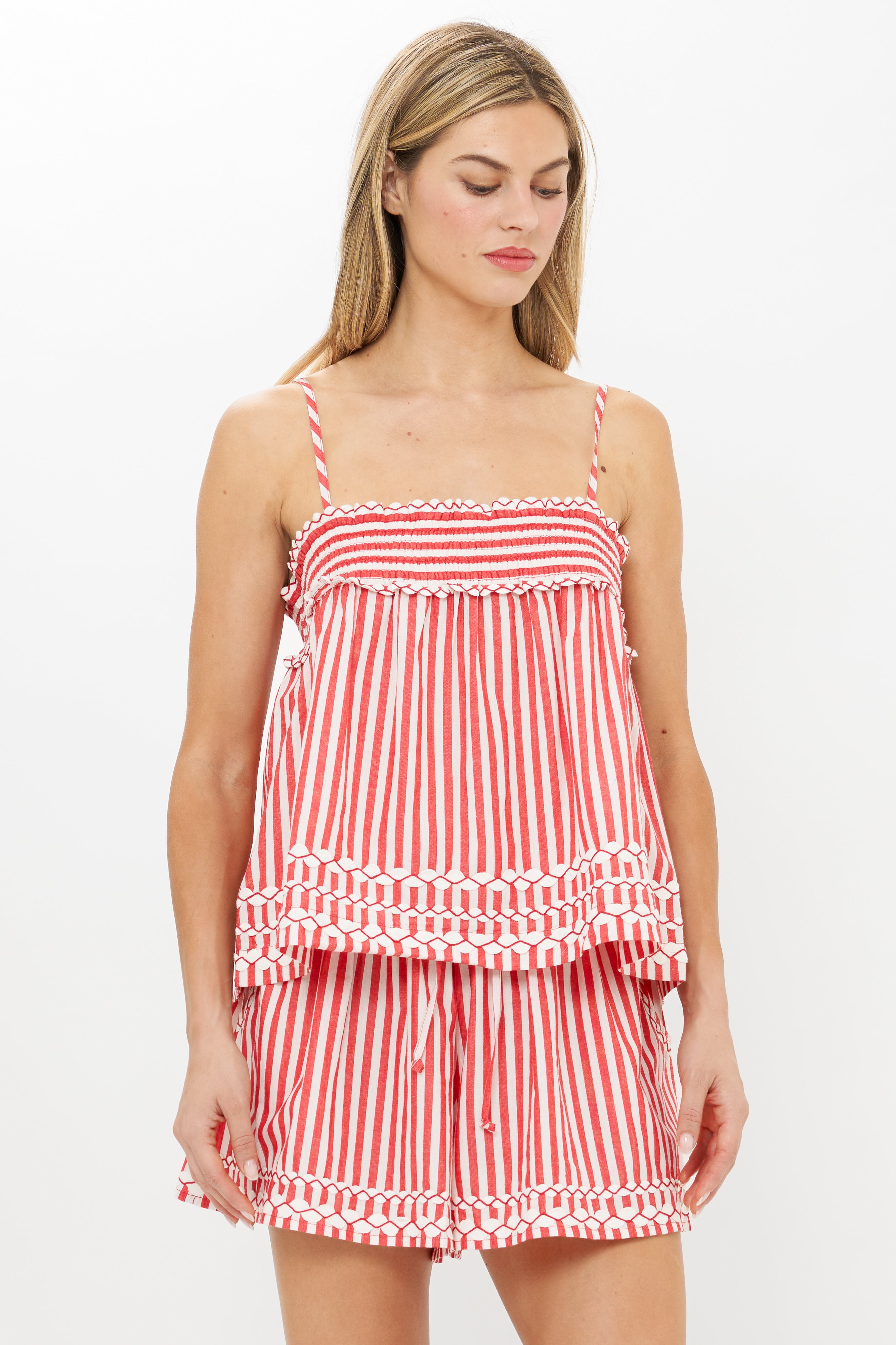 Sadie Top- Sconset Red