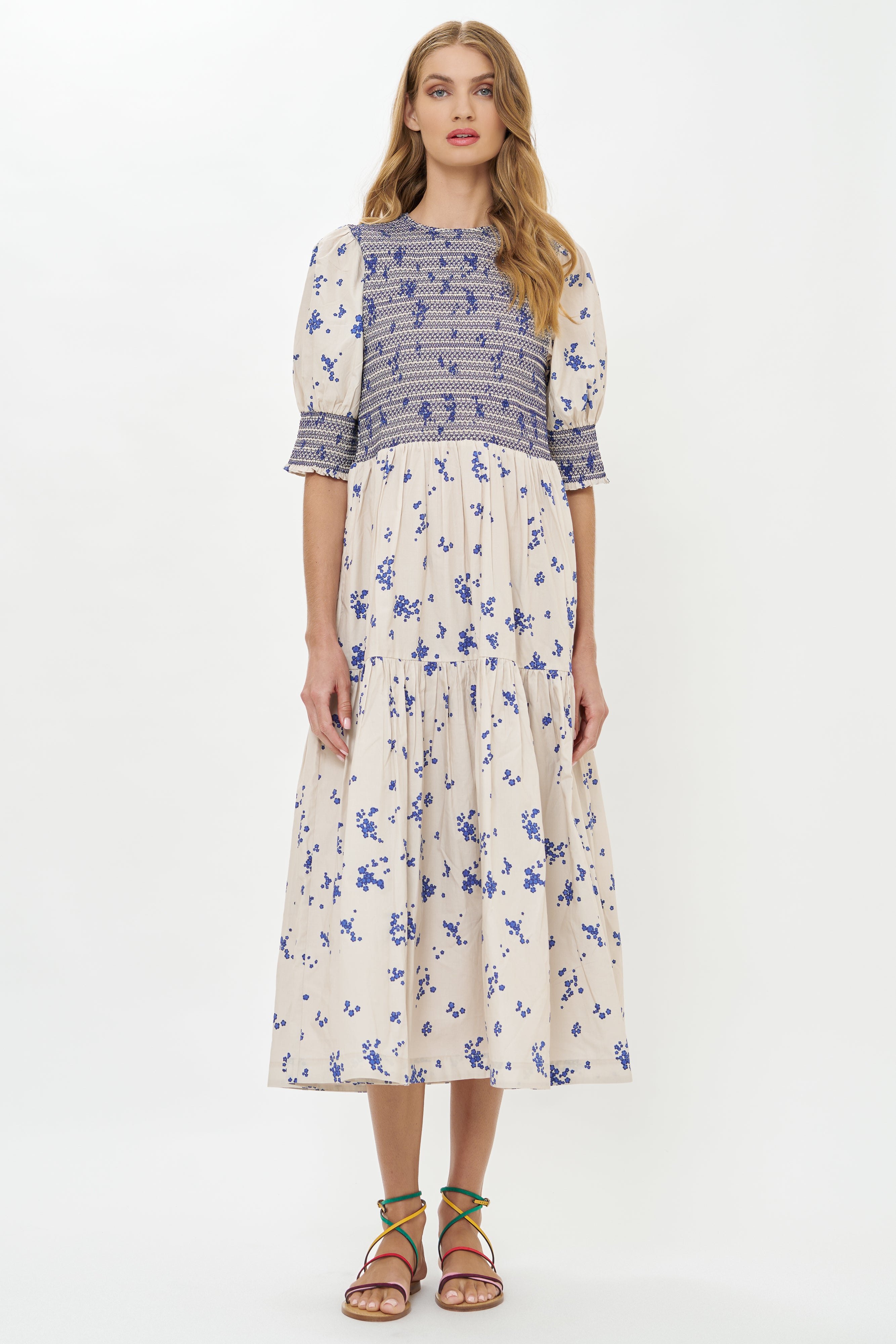 Quinn Dress- Alyssum Cream