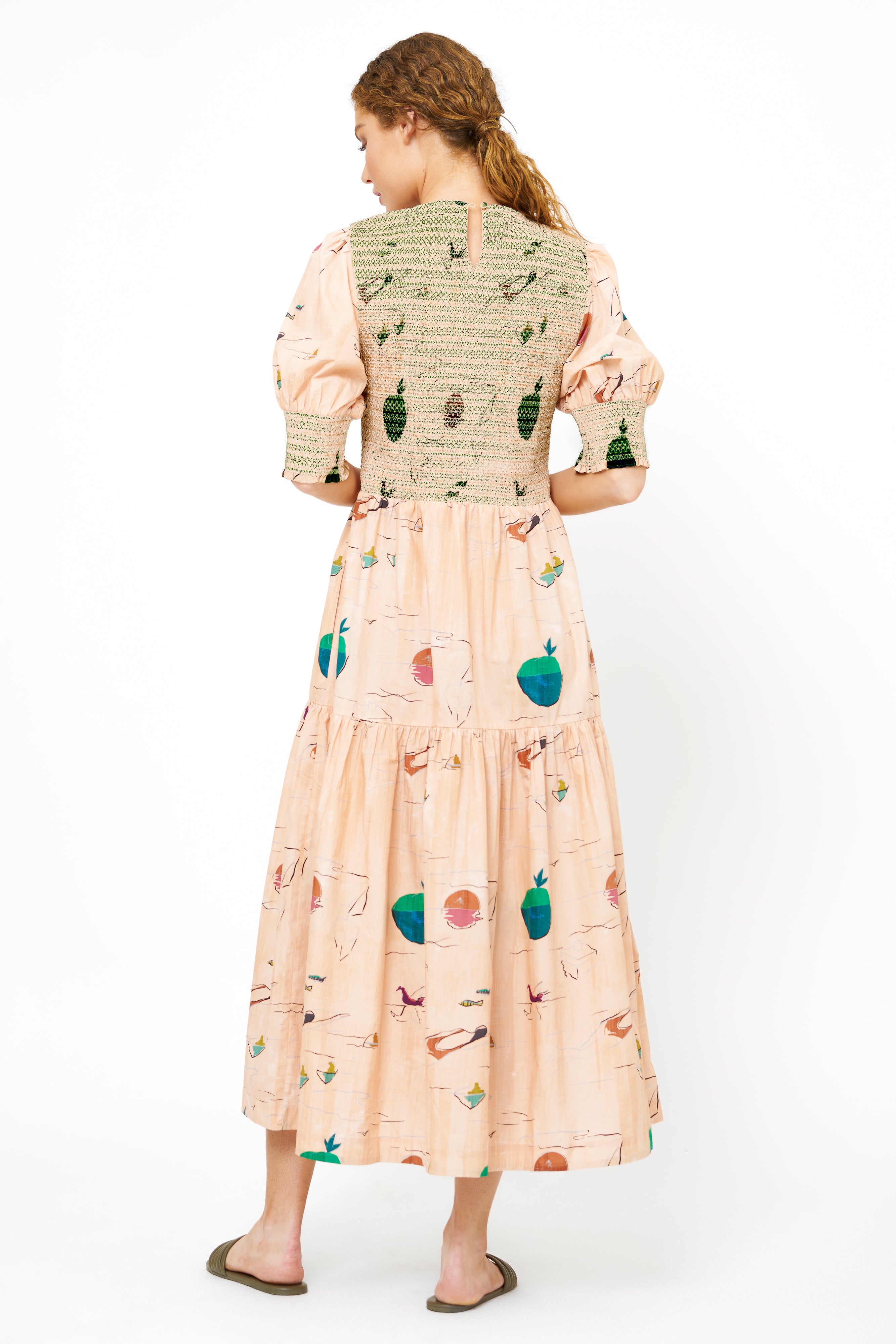 Quinn Dress- Dip Green