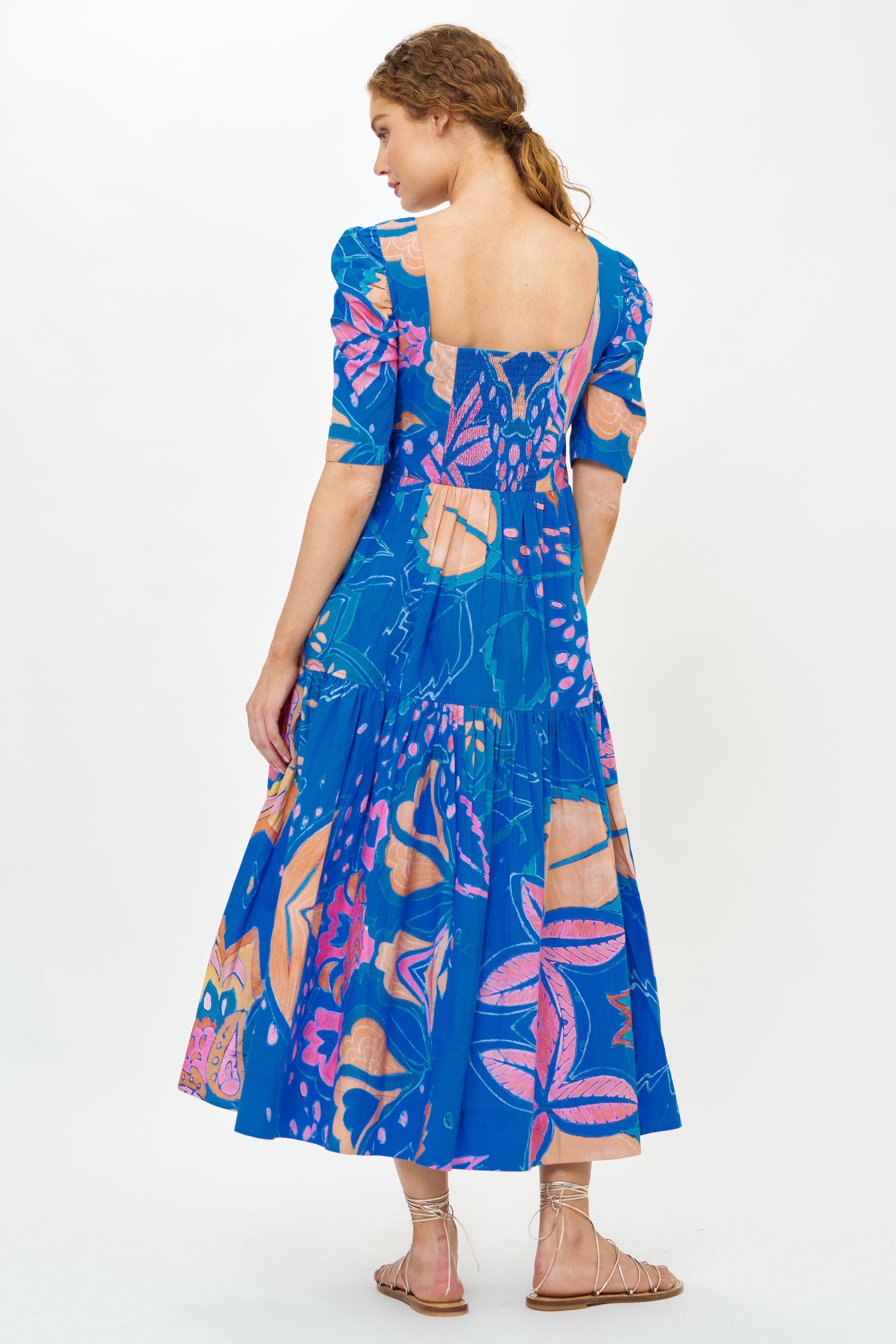 Savannah Dress- Antico Blue
