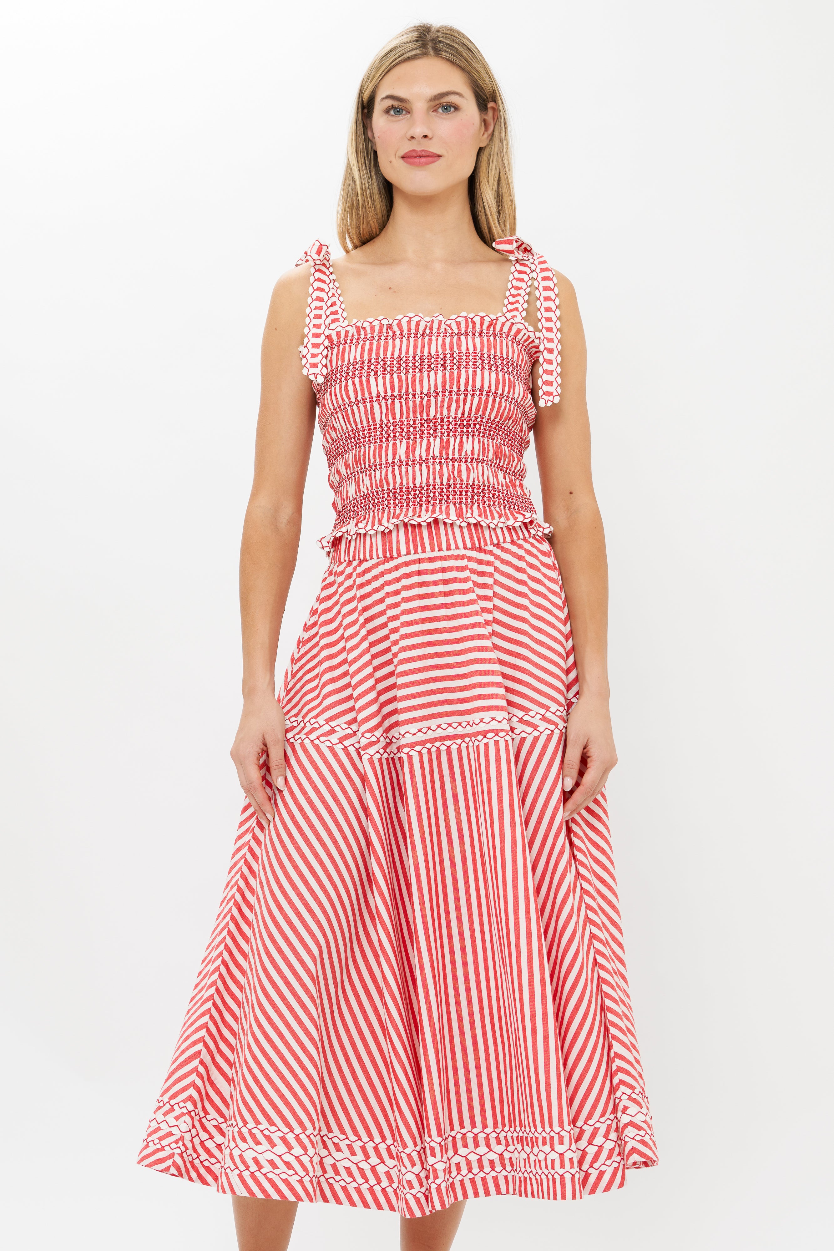 Olivia Skirt- Sconset Red