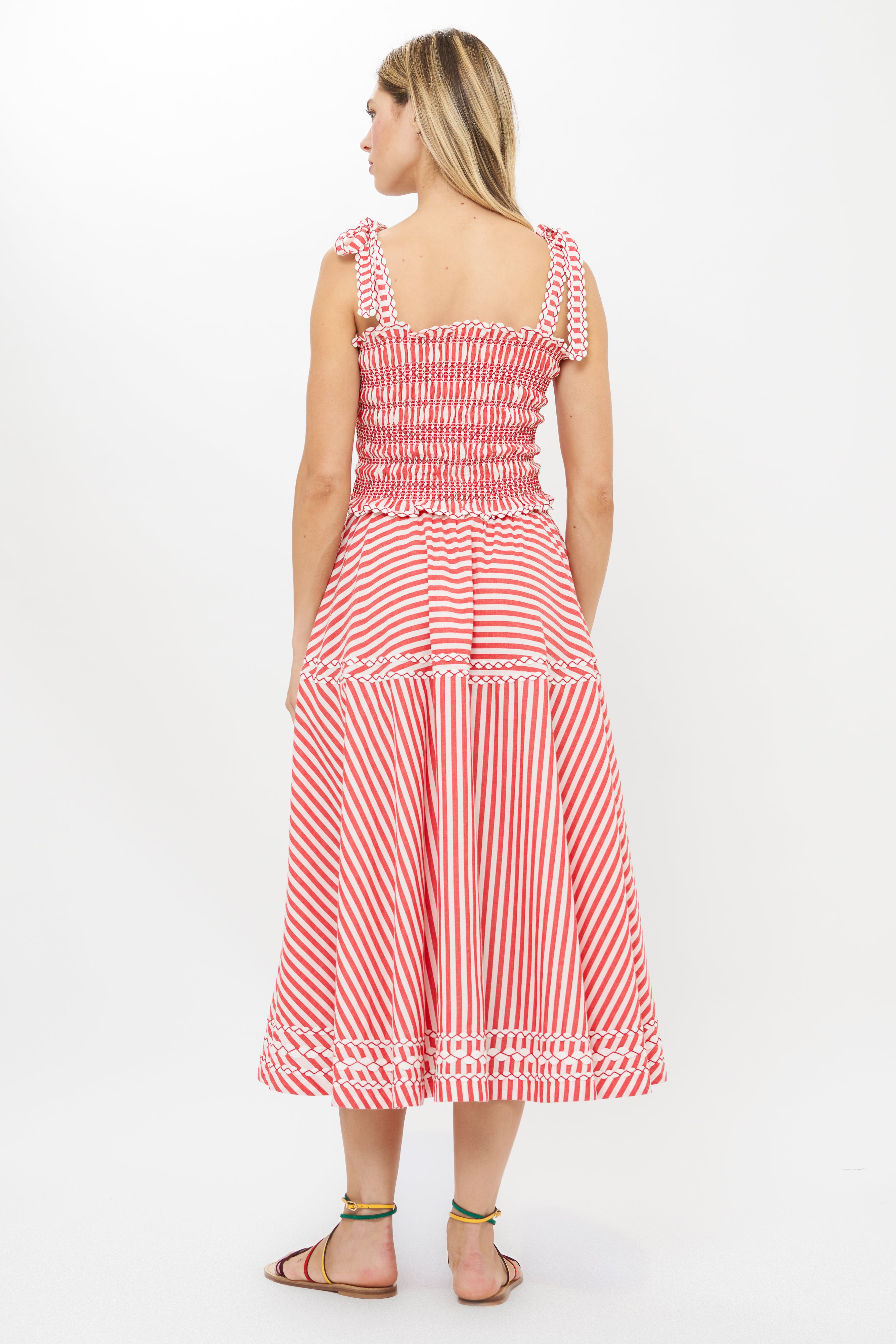Olivia Skirt- Sconset Red