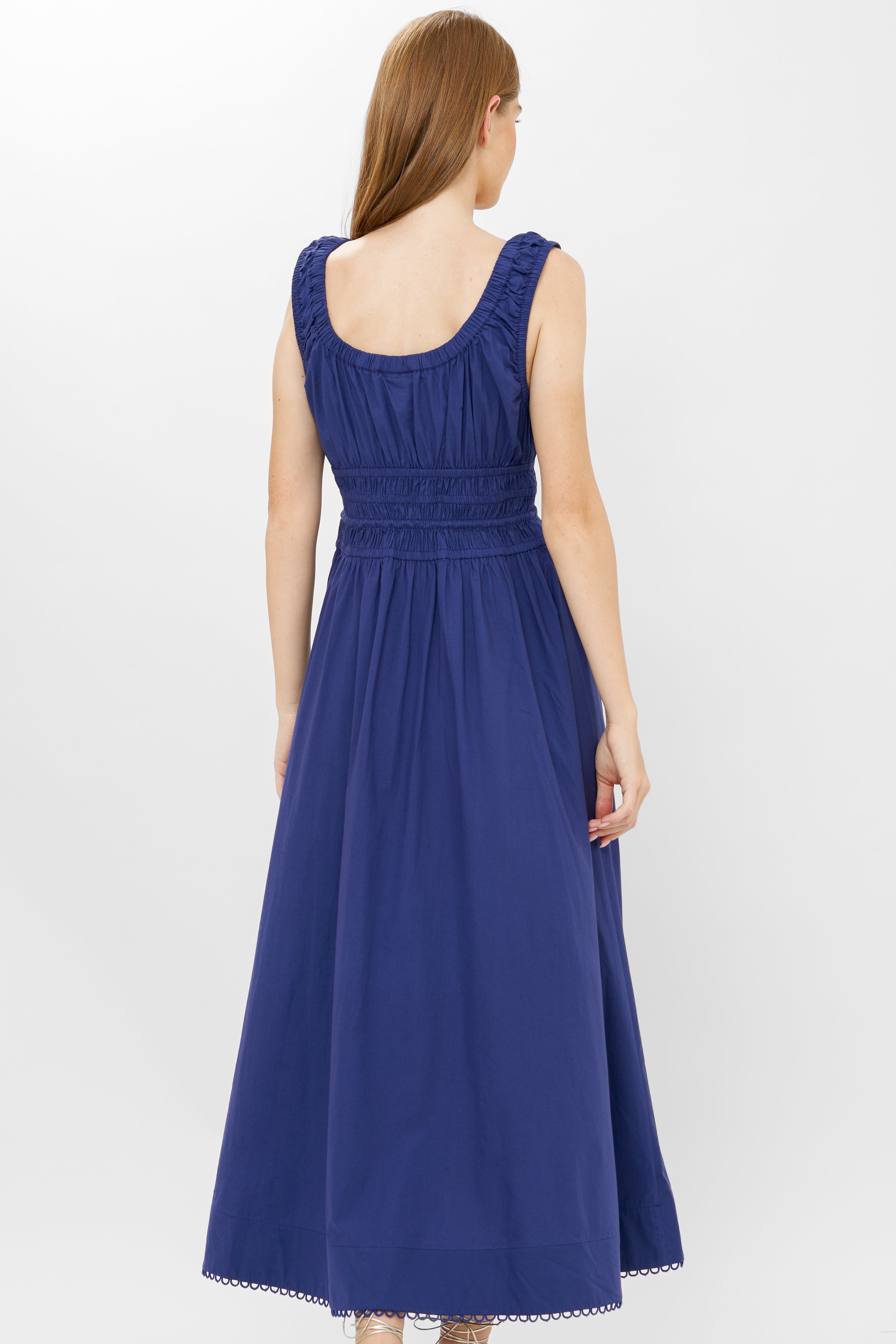 Harper Dress- Tisbury Navy