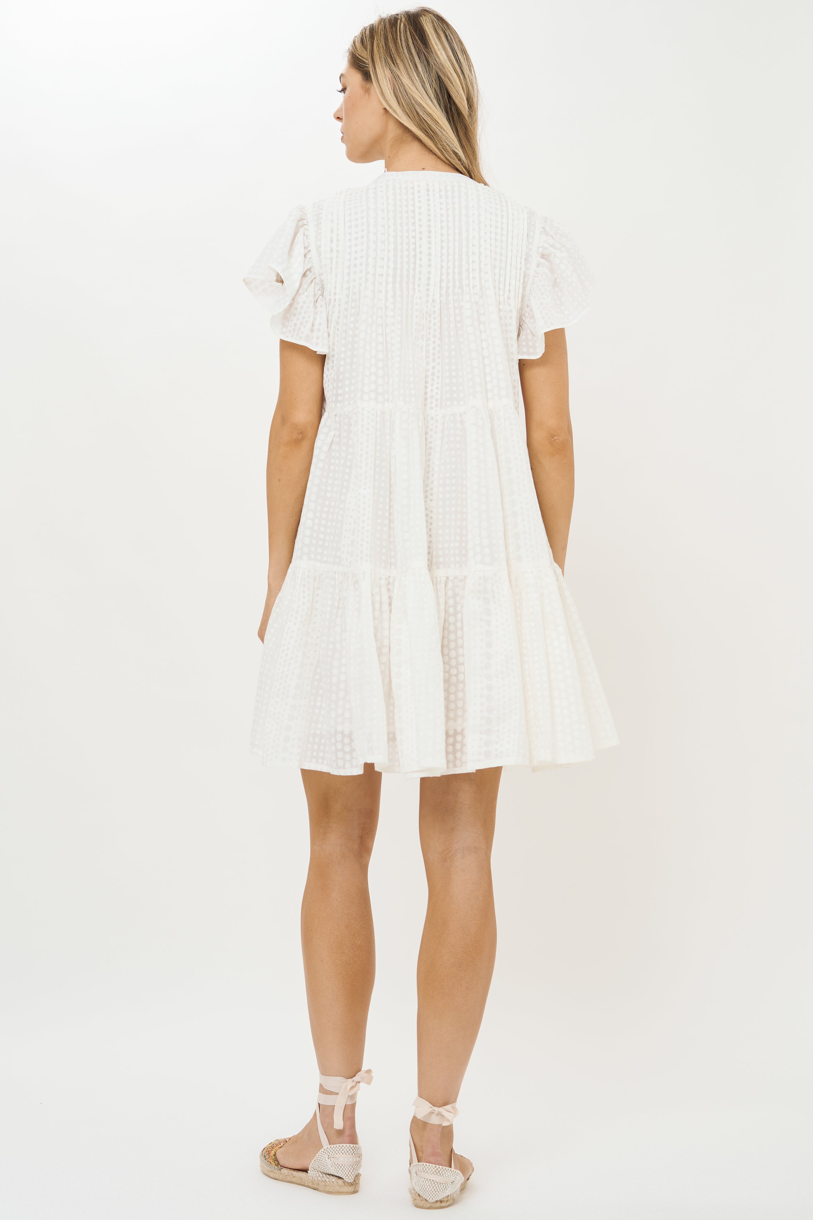 Ivy Dress- Domino White