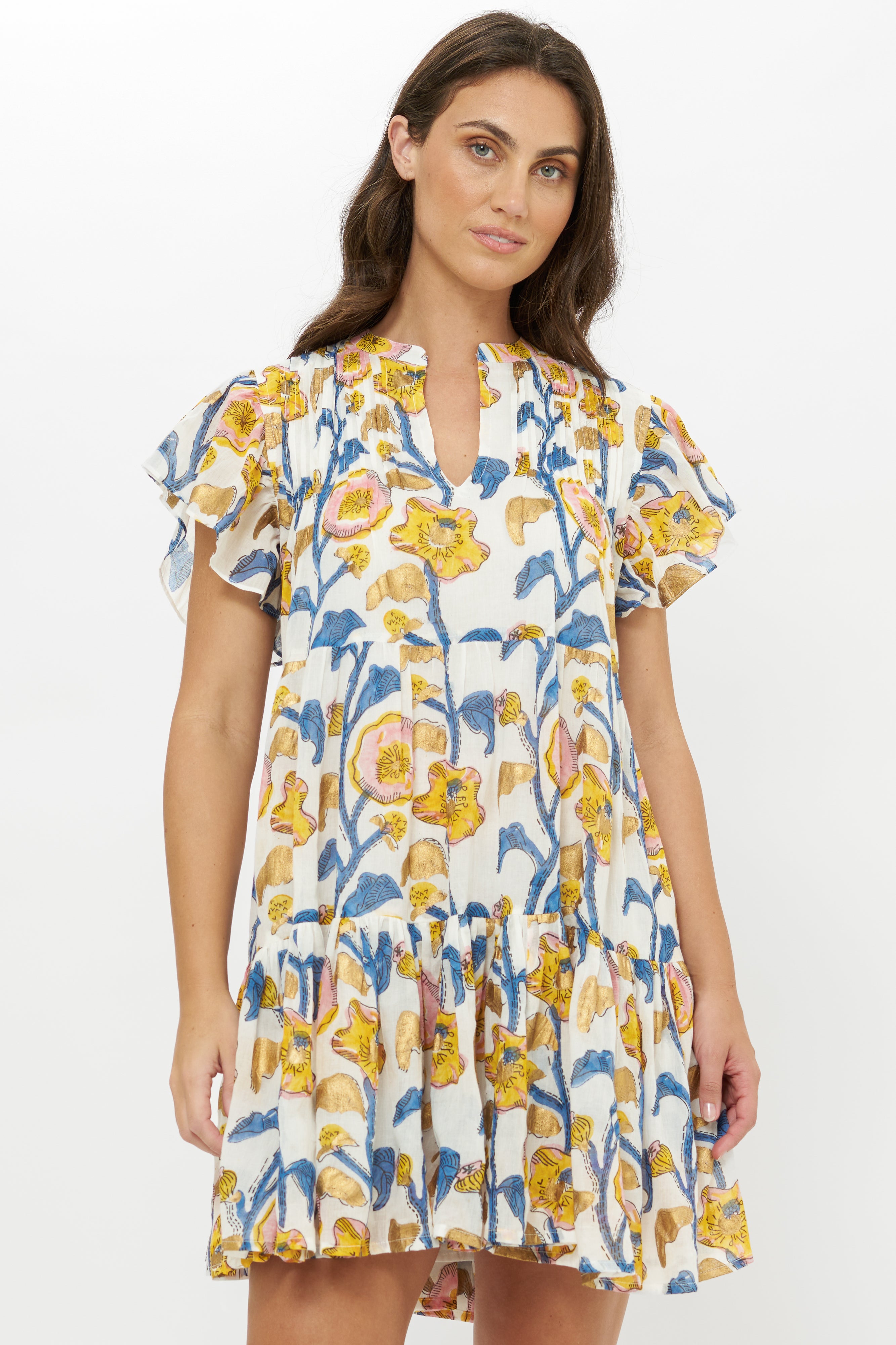 Ivy Dress- Poppy Marigold