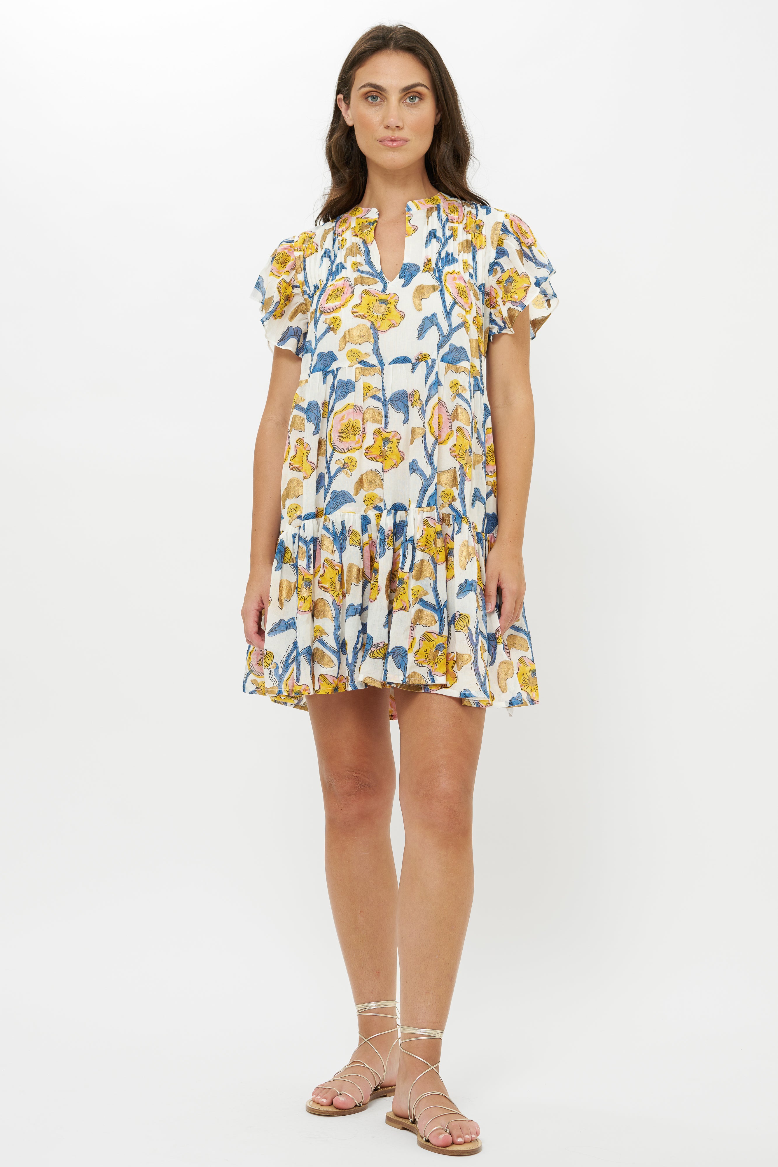 Ivy Dress- Poppy Marigold