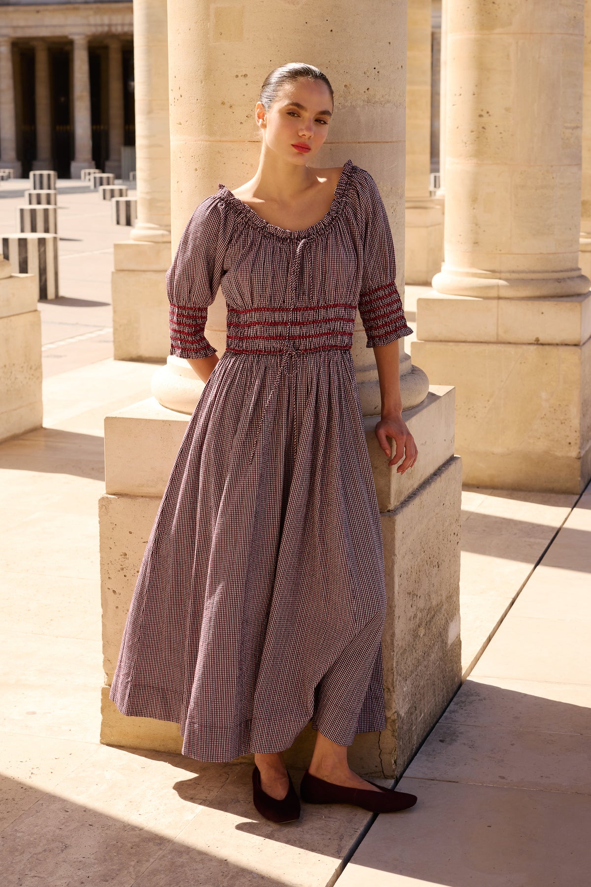 Emeline Dress- Lubeck Wine