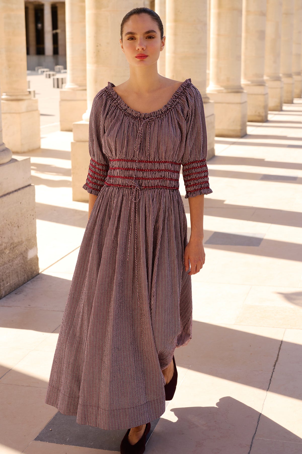 Emeline Dress- Lubeck Wine