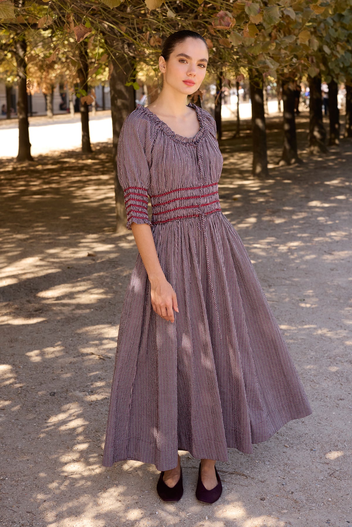 Emeline Dress- Lubeck Wine