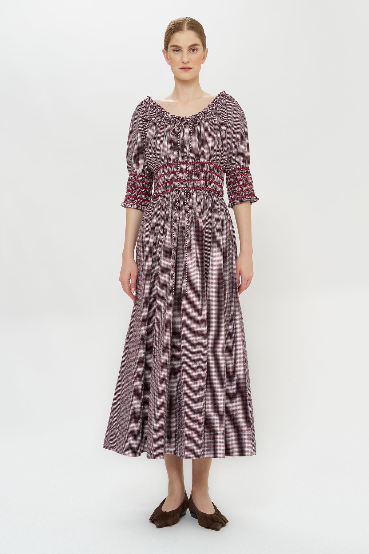 Emeline Dress- Lubeck Wine