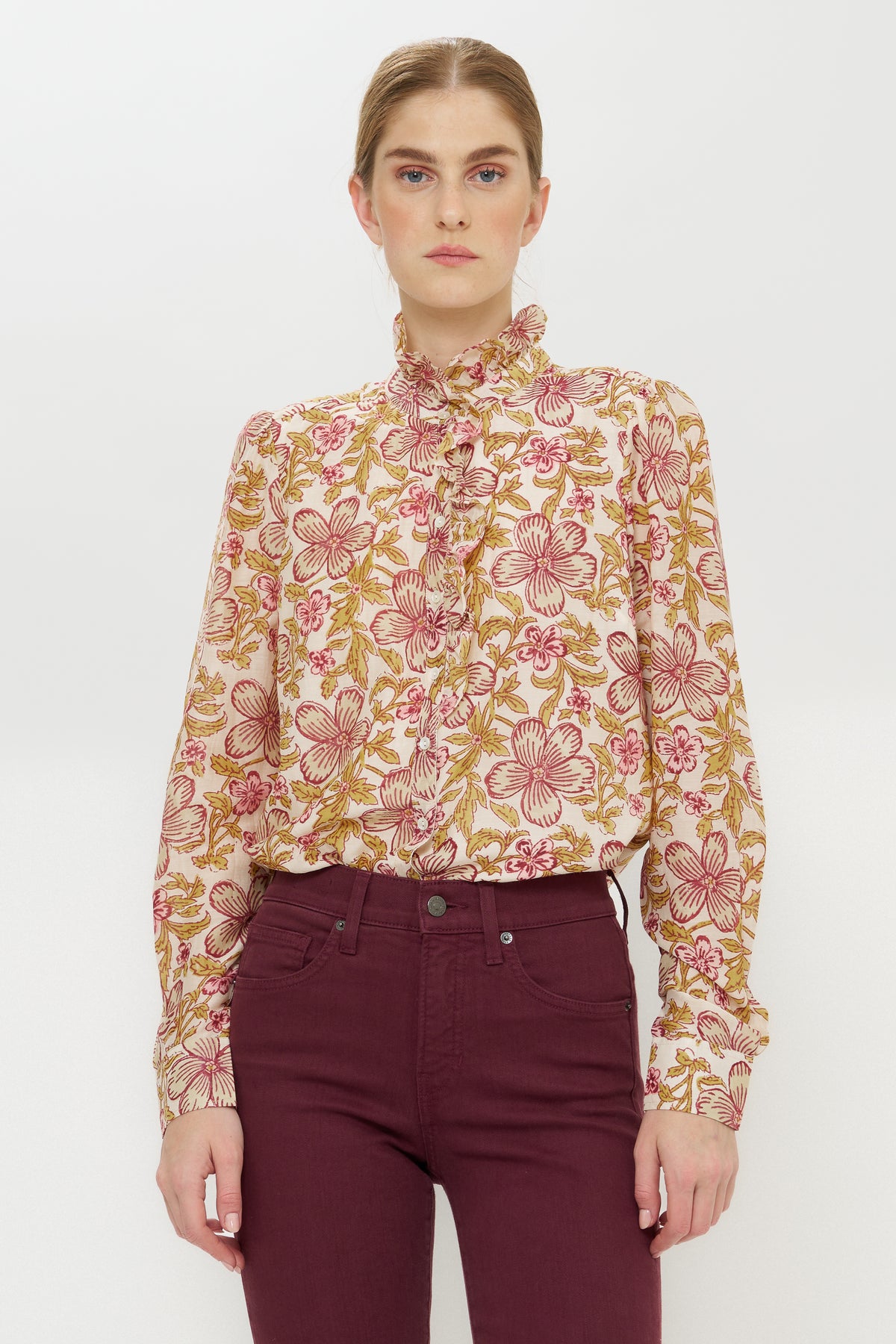 Romy Blouse- Linz Plum