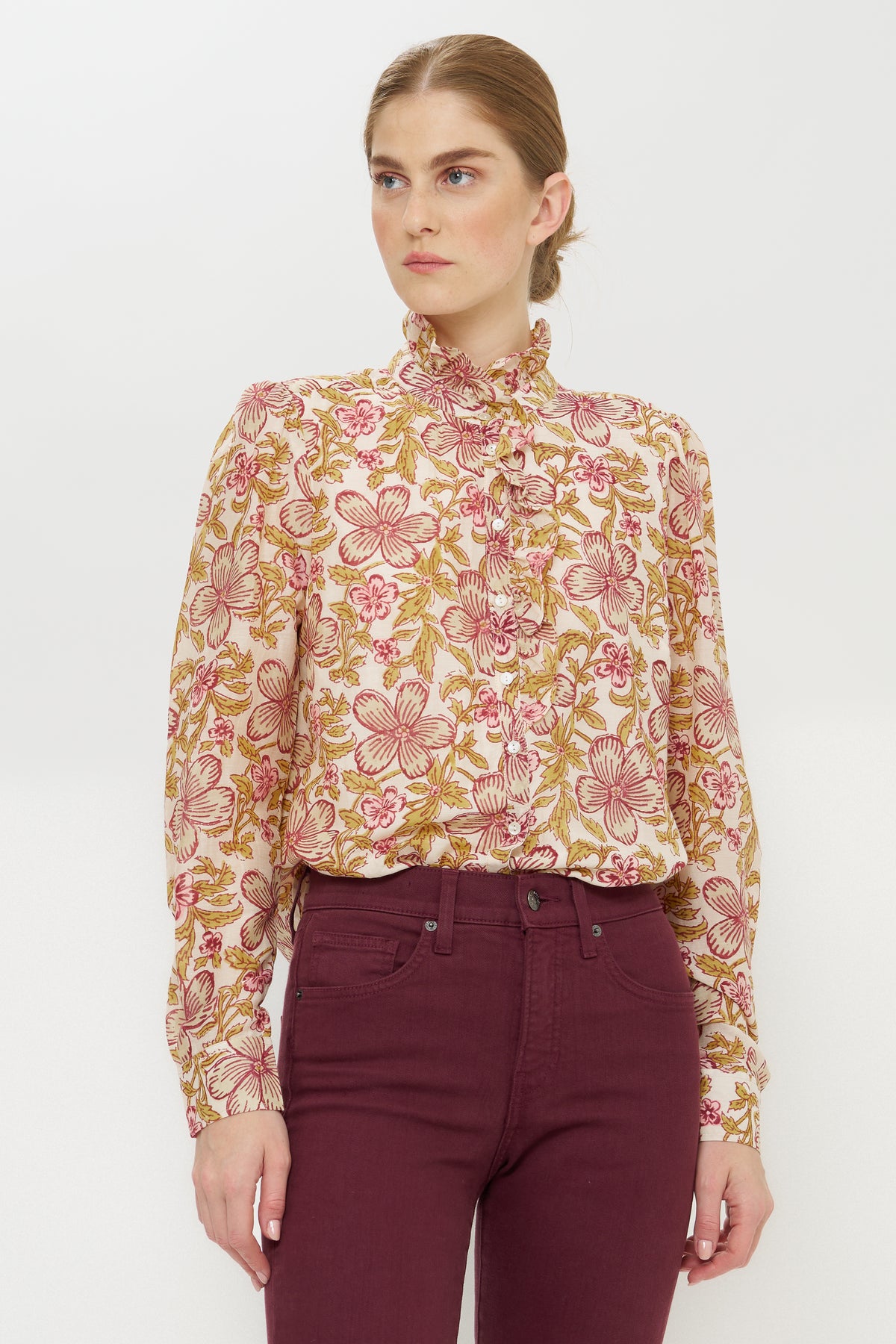 Romy Blouse- Linz Plum