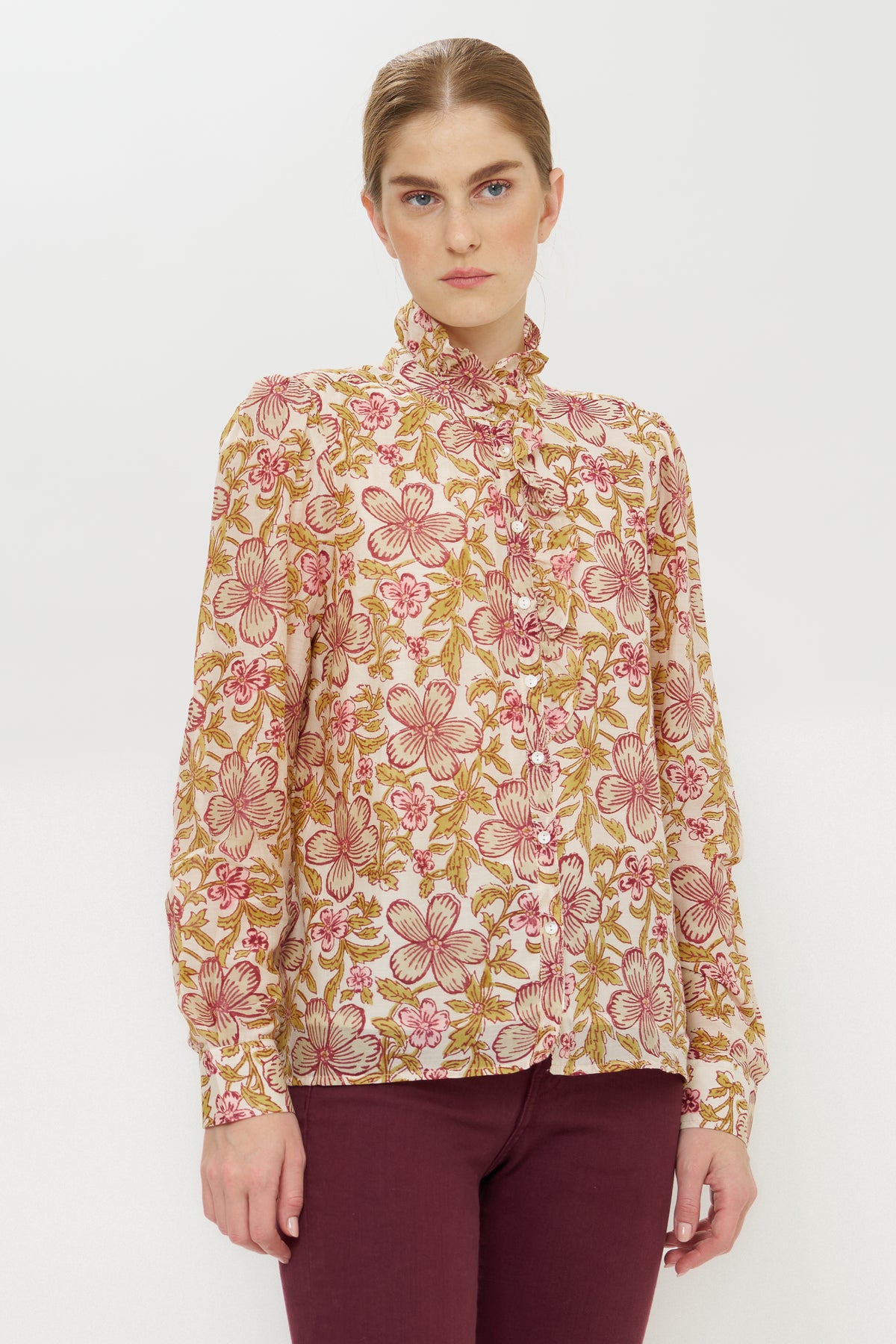 Romy Blouse- Linz Plum